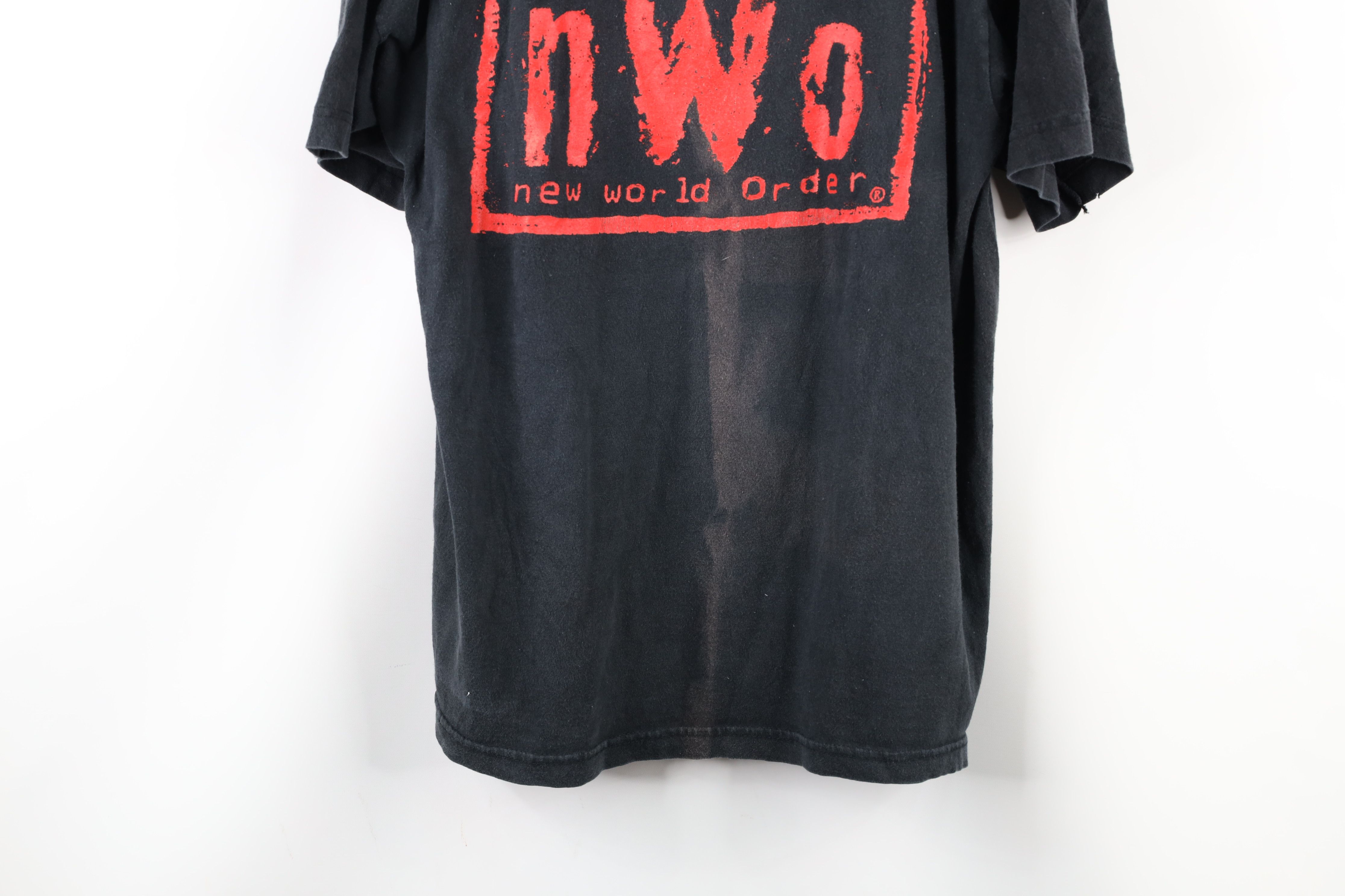 Vintage Vintage 90s WCW Out NWO New World Order Wrestling T-Shirt Size US XL / EU 56 / 4 - 3 Thumbnail