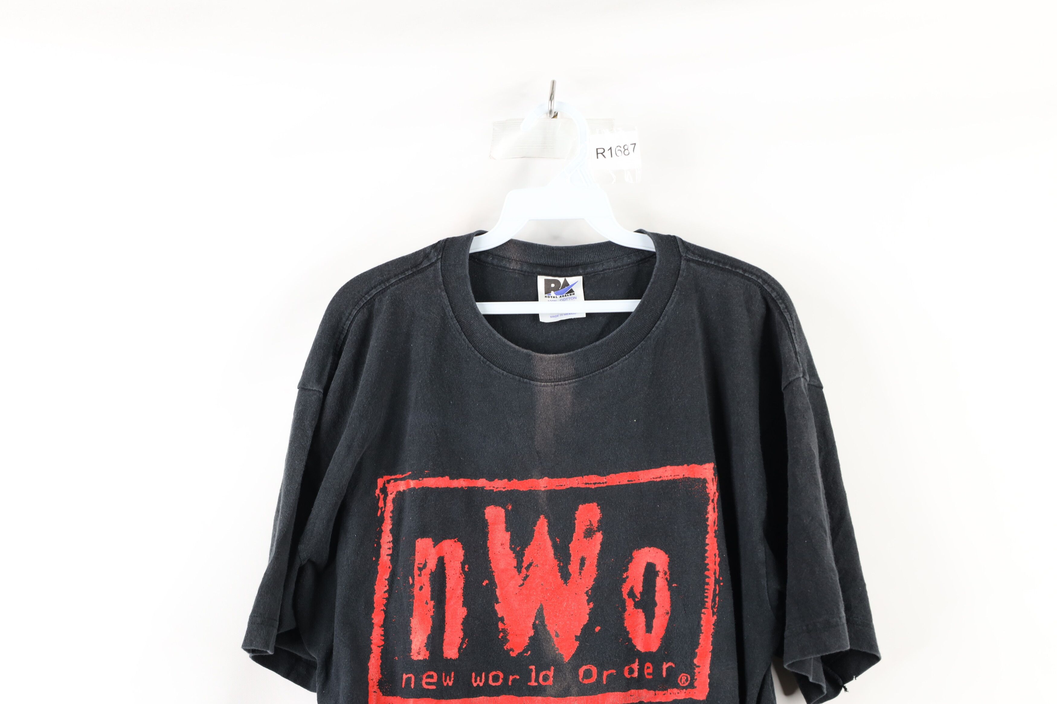 Vintage Vintage 90s WCW Out NWO New World Order Wrestling T-Shirt Size US XL / EU 56 / 4 - 2 Preview