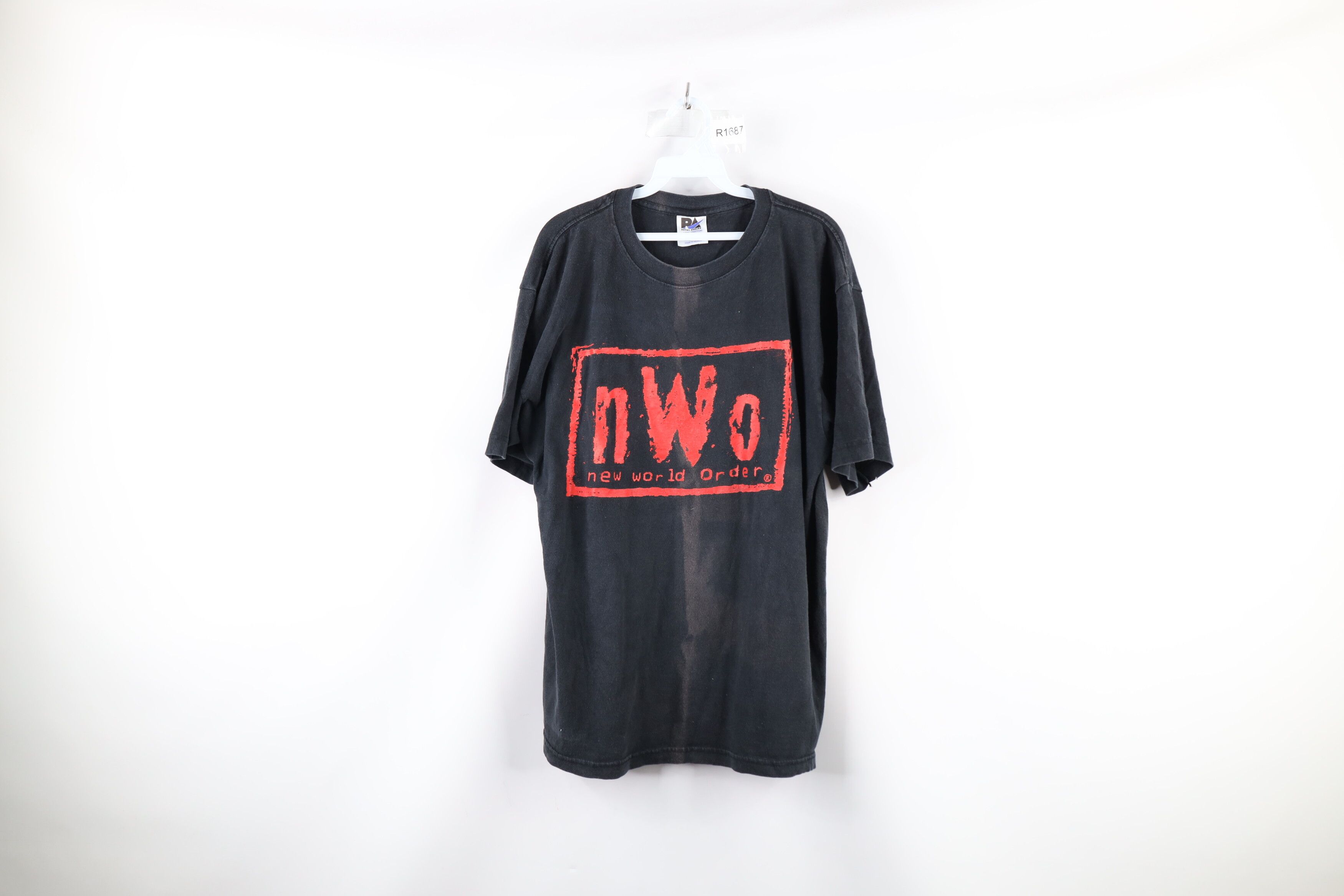 Vintage Vintage 90s WCW Out NWO New World Order Wrestling T-Shirt Size US XL / EU 56 / 4 - 1 Preview