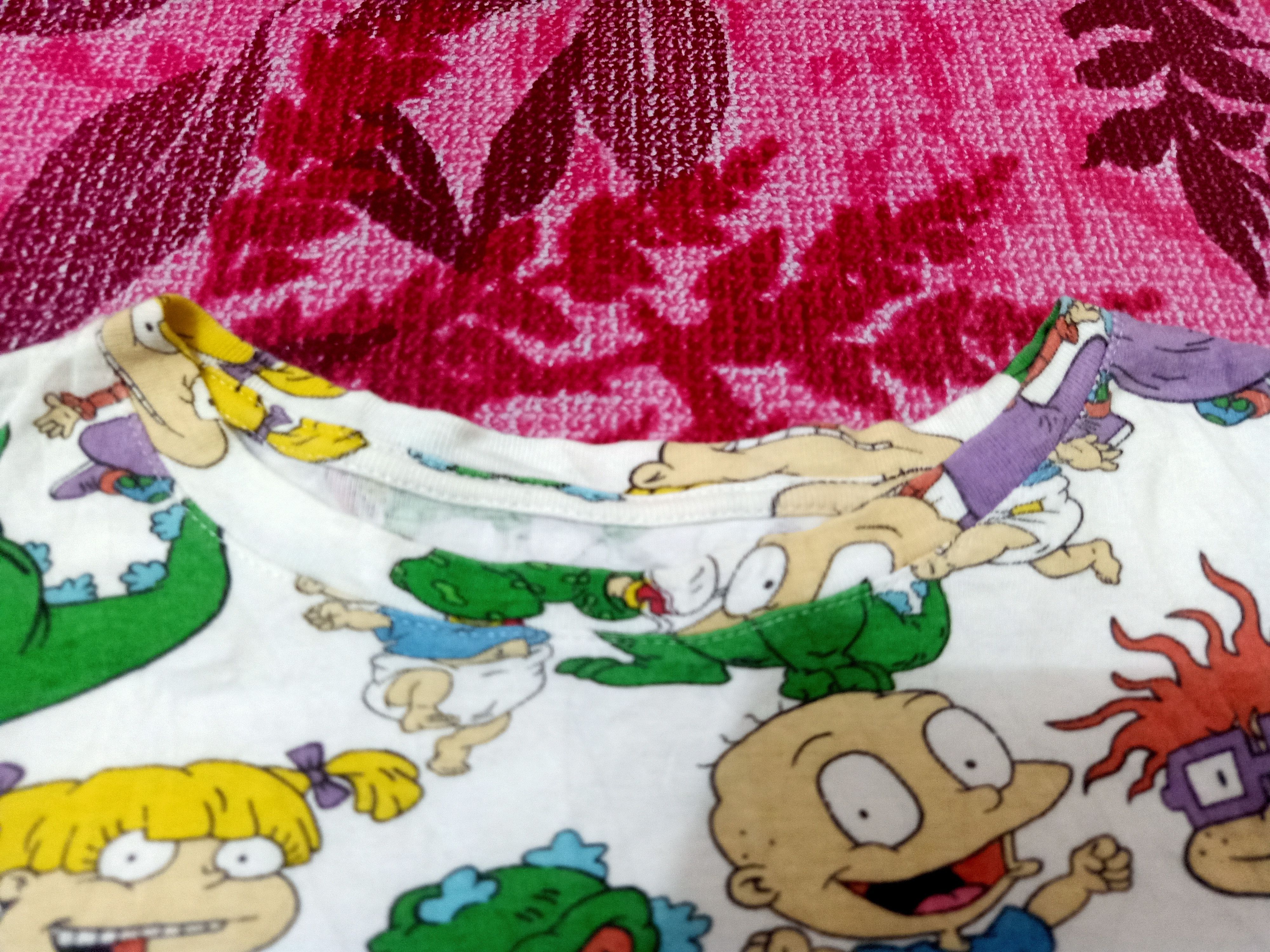 Cropped Tops Style Nickelodeon full printed