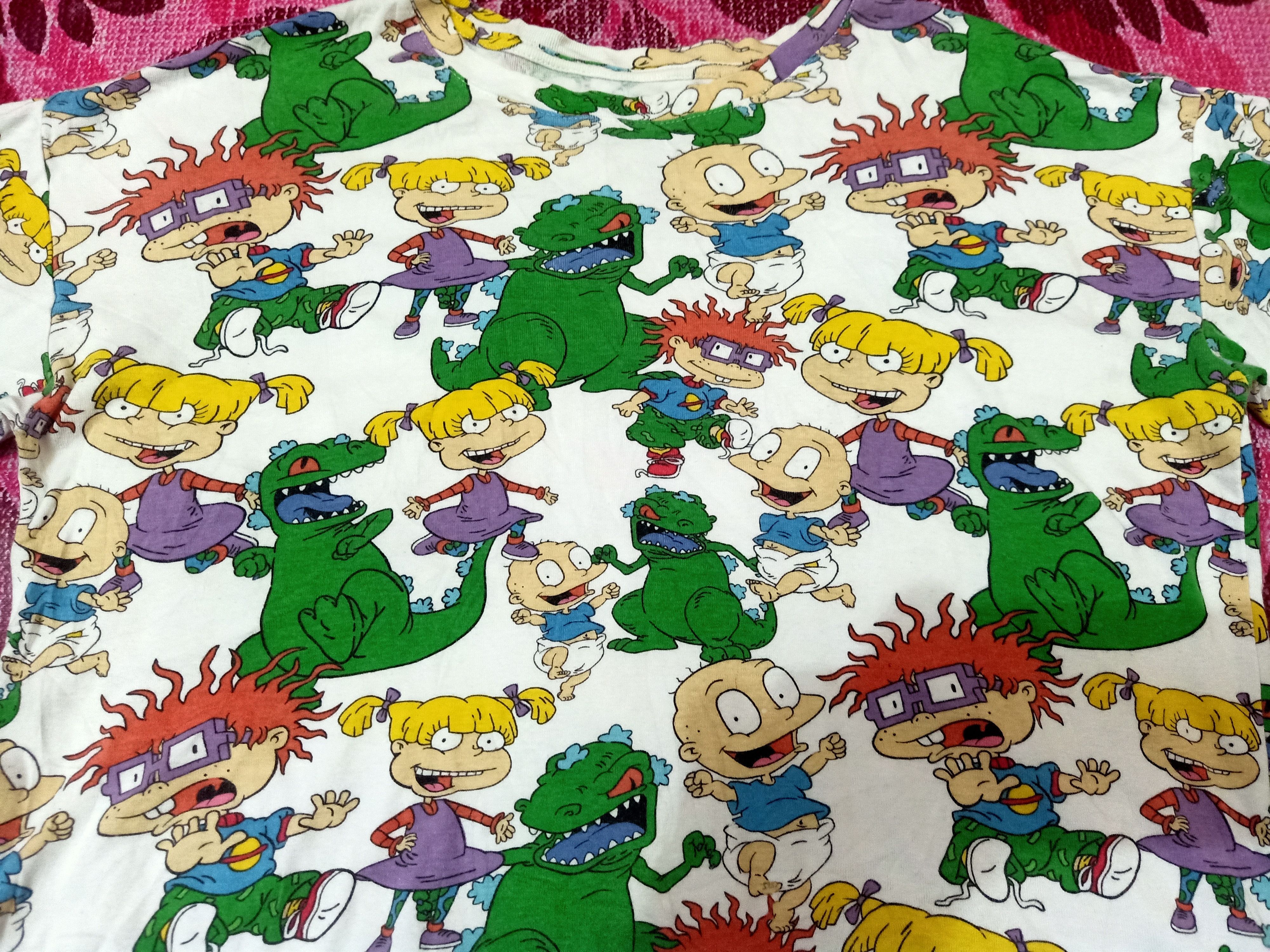 Cropped Tops Style Nickelodeon full printed