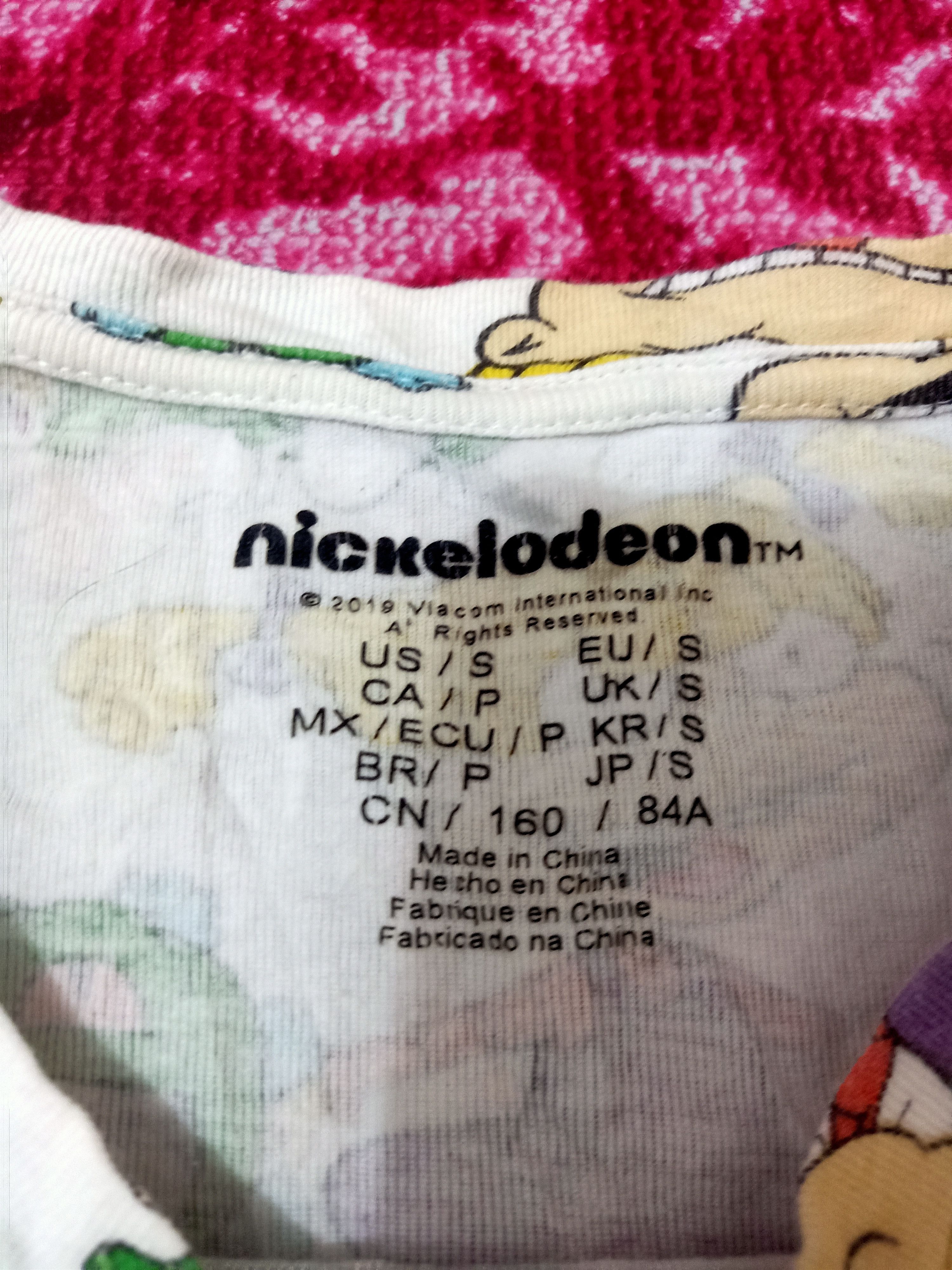 Cropped Tops Style Nickelodeon full printed
