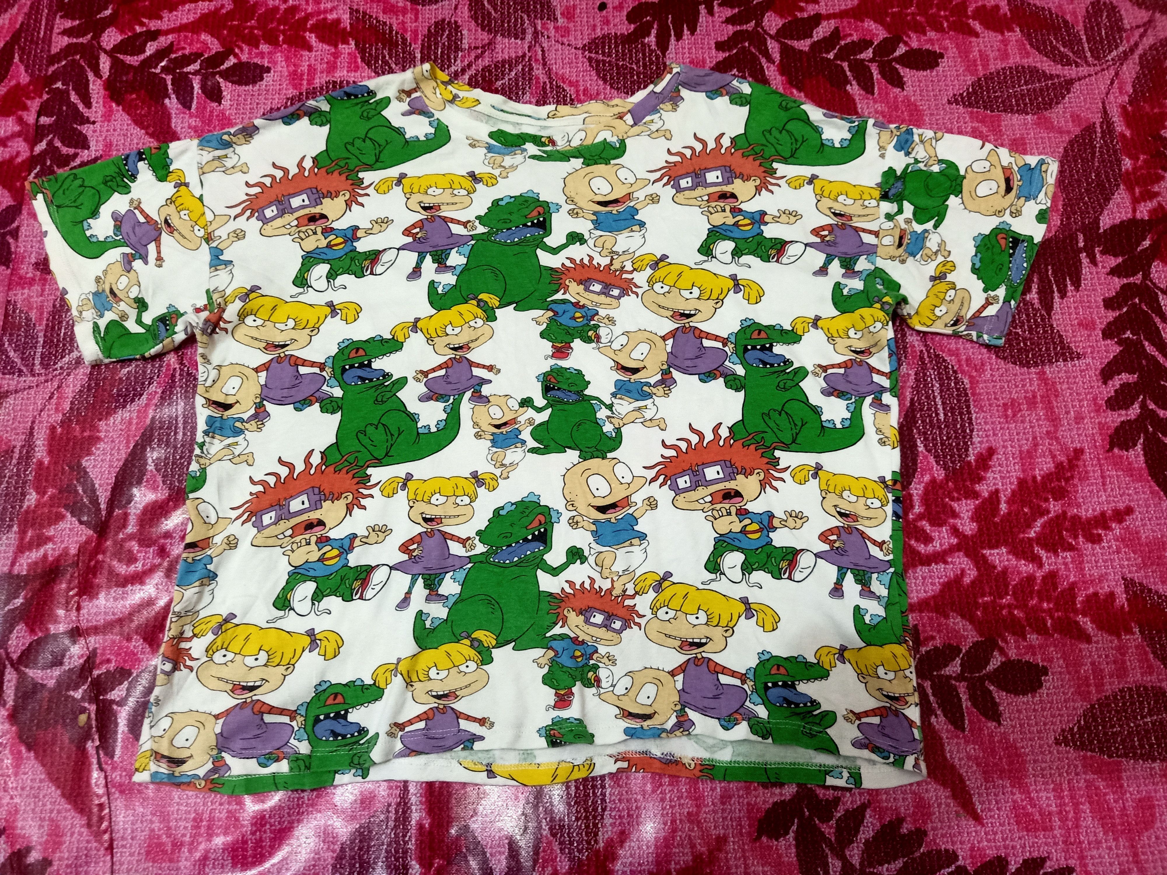Cropped Tops Style Nickelodeon full printed