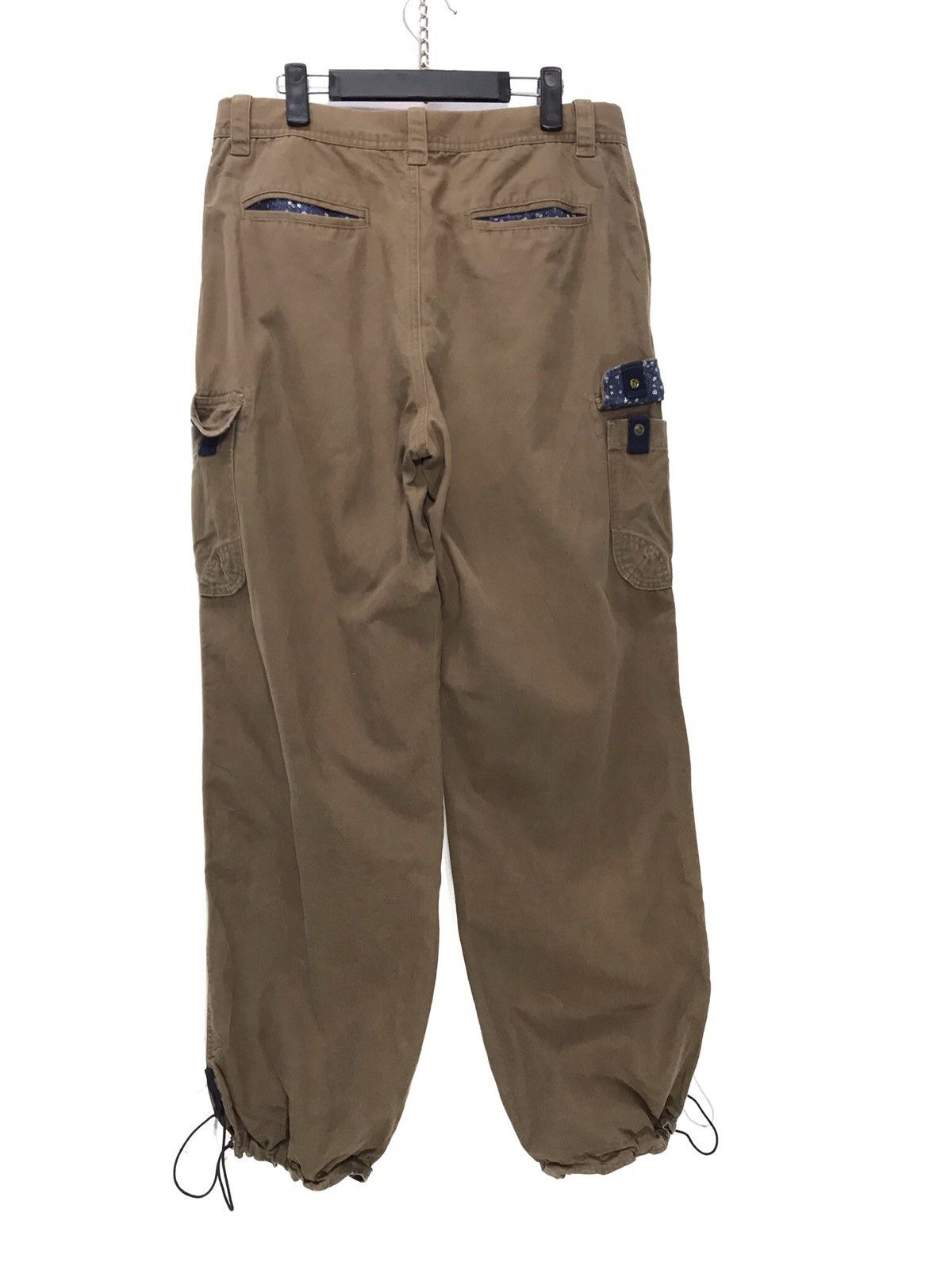 Japanese Brand Wide Baggy Cargo Pant Sunny Cloud 3🟦3 Size US 33 - 4 Thumbnail