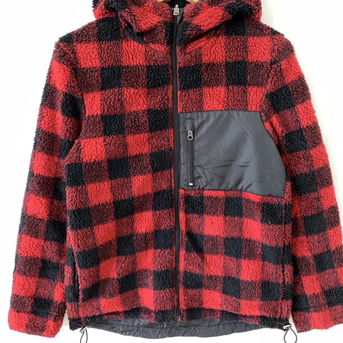 Designer × Japanese Brand × Takeo Kikuchi Fleece Sherpa Lining Jacket Check Reversible Takeo Kikuchi Size US M / EU 48-50 / 2 - 2 Thumbnail