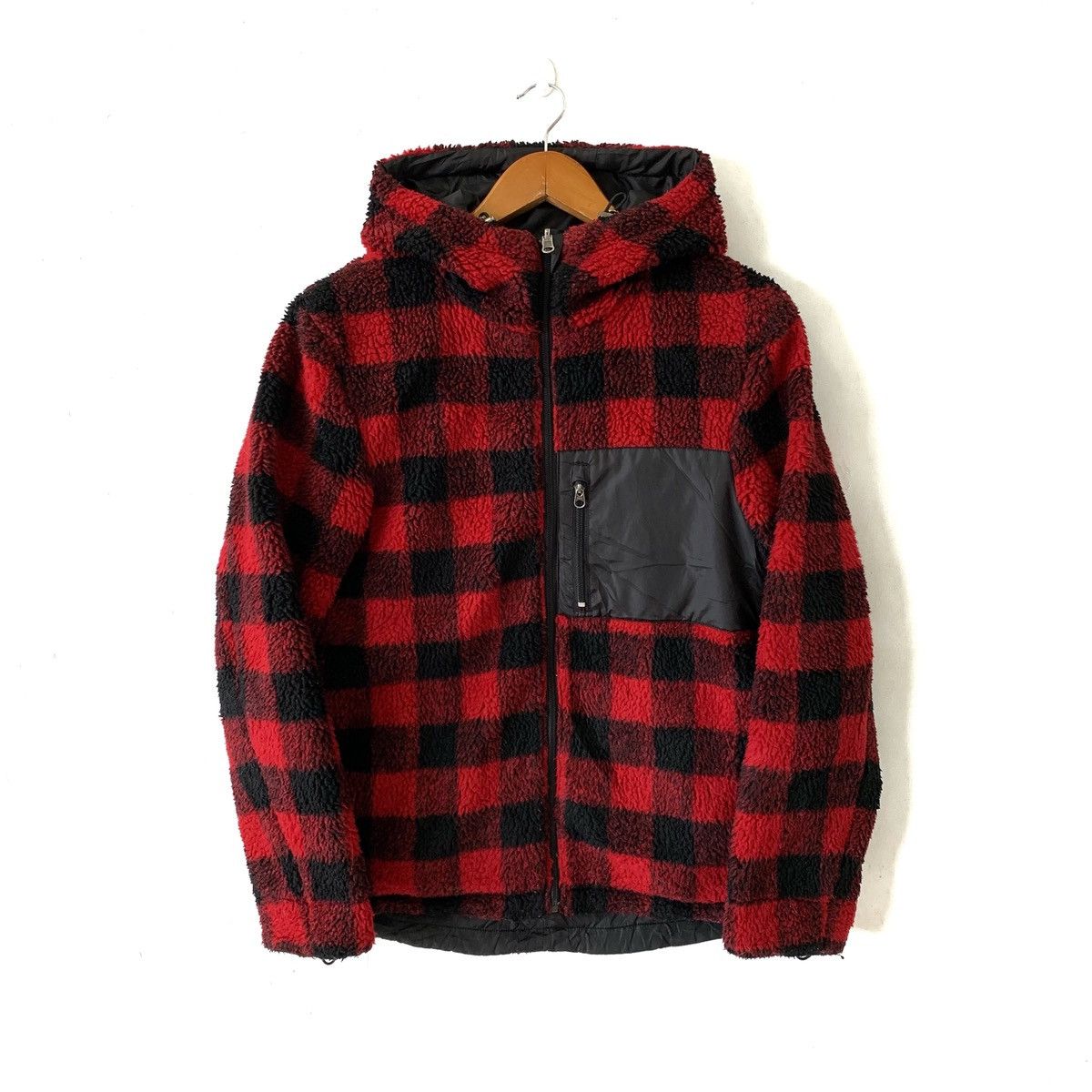 Designer × Japanese Brand × Takeo Kikuchi Fleece Sherpa Lining Jacket Check Reversible Takeo Kikuchi Size US M / EU 48-50 / 2 - 1 Thumbnail