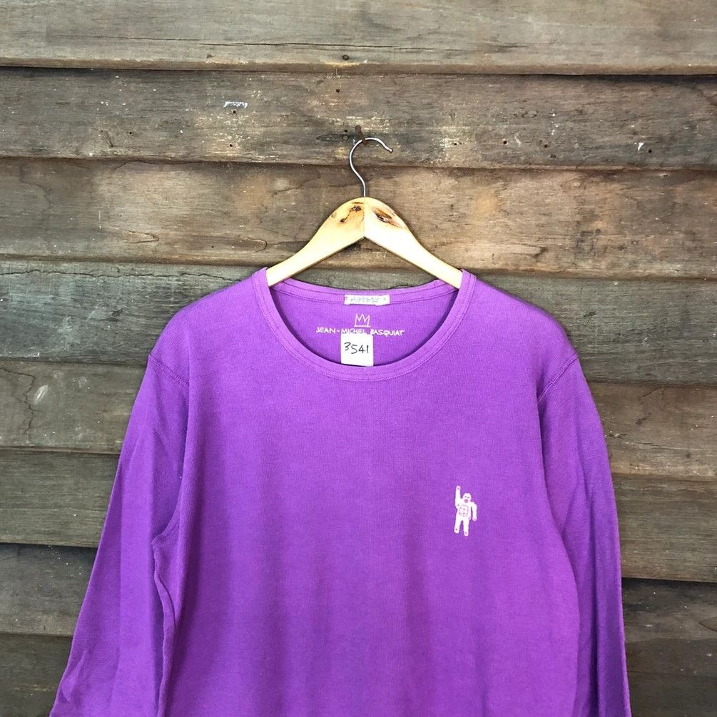 Jean-Michel Basquiat Jean-Micheal Basquiat Purple shirt #3541 Size US XL / EU 56 / 4 - 12 Thumbnail
