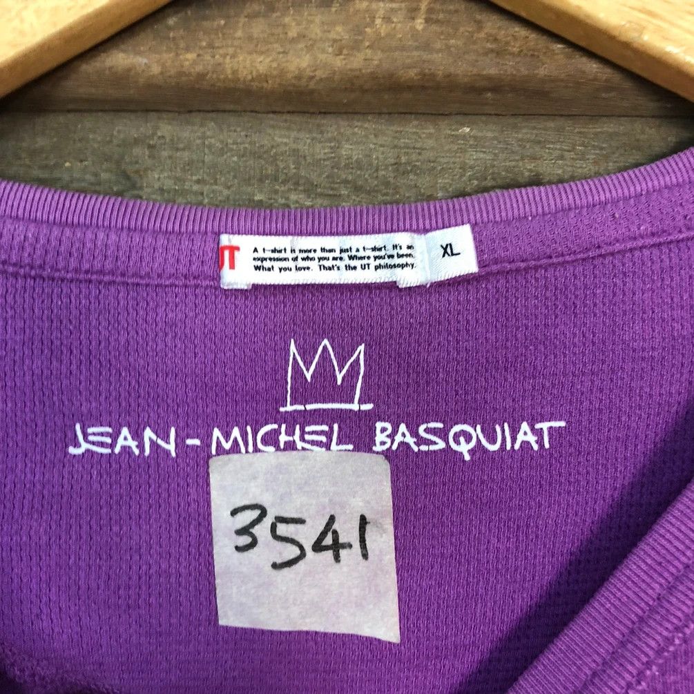 Jean-Michel Basquiat Jean-Micheal Basquiat Purple shirt #3541 Size US XL / EU 56 / 4 - 3 Thumbnail