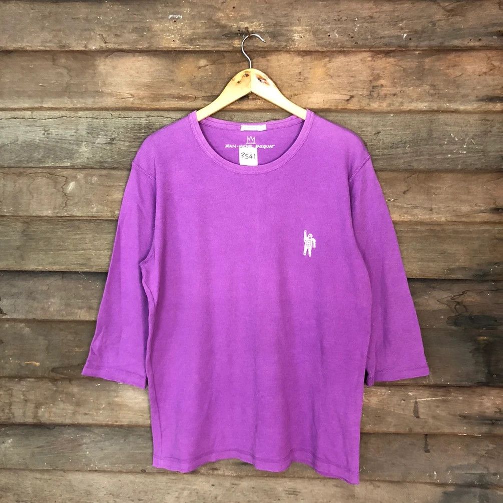 Jean-Michel Basquiat Jean-Micheal Basquiat Purple shirt #3541 Size US XL / EU 56 / 4 - 11 Thumbnail