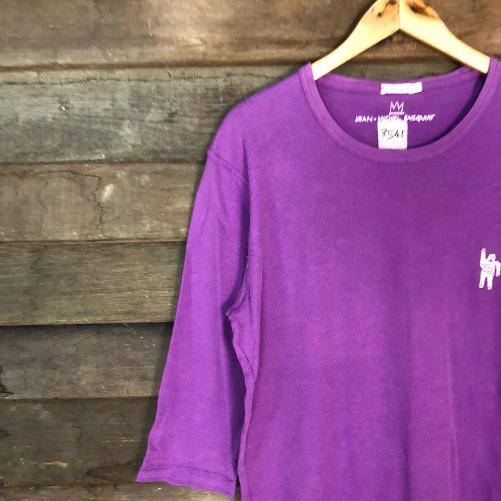 Jean-Michel Basquiat Jean-Micheal Basquiat Purple shirt #3541 Size US XL / EU 56 / 4 - 7 Thumbnail