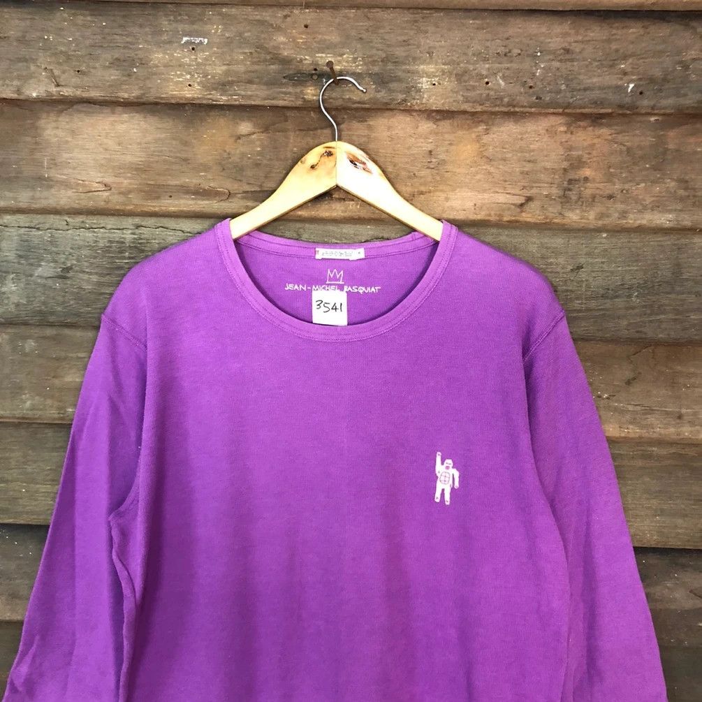 Jean-Michel Basquiat Jean-Micheal Basquiat Purple shirt #3541 Size US XL / EU 56 / 4 - 5 Thumbnail