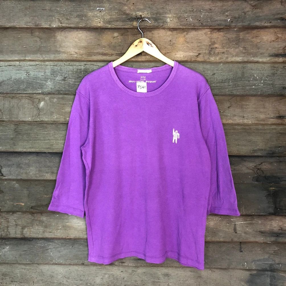 Jean-Michel Basquiat Jean-Micheal Basquiat Purple shirt #3541 Size US XL / EU 56 / 4 - 13 Thumbnail