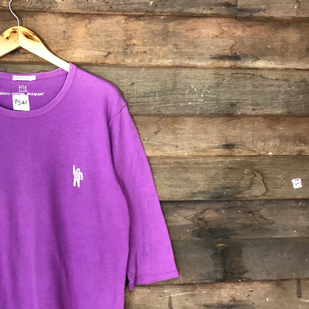 Jean-Michel Basquiat Jean-Micheal Basquiat Purple shirt #3541 Size US XL / EU 56 / 4 - 9 Thumbnail