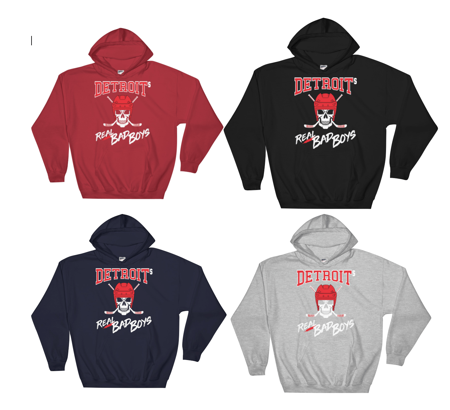 Authentic Detroit Bad Boys Hoodie