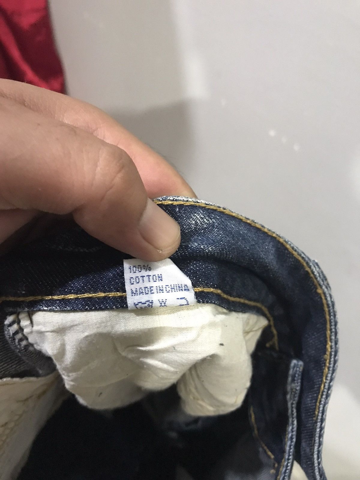 Japanese Brand × Seditionaries STATEMENT.P🔥Rare jeansian Samurai Slash Faded Cargo Denim Size US 33 - 20 Thumbnail