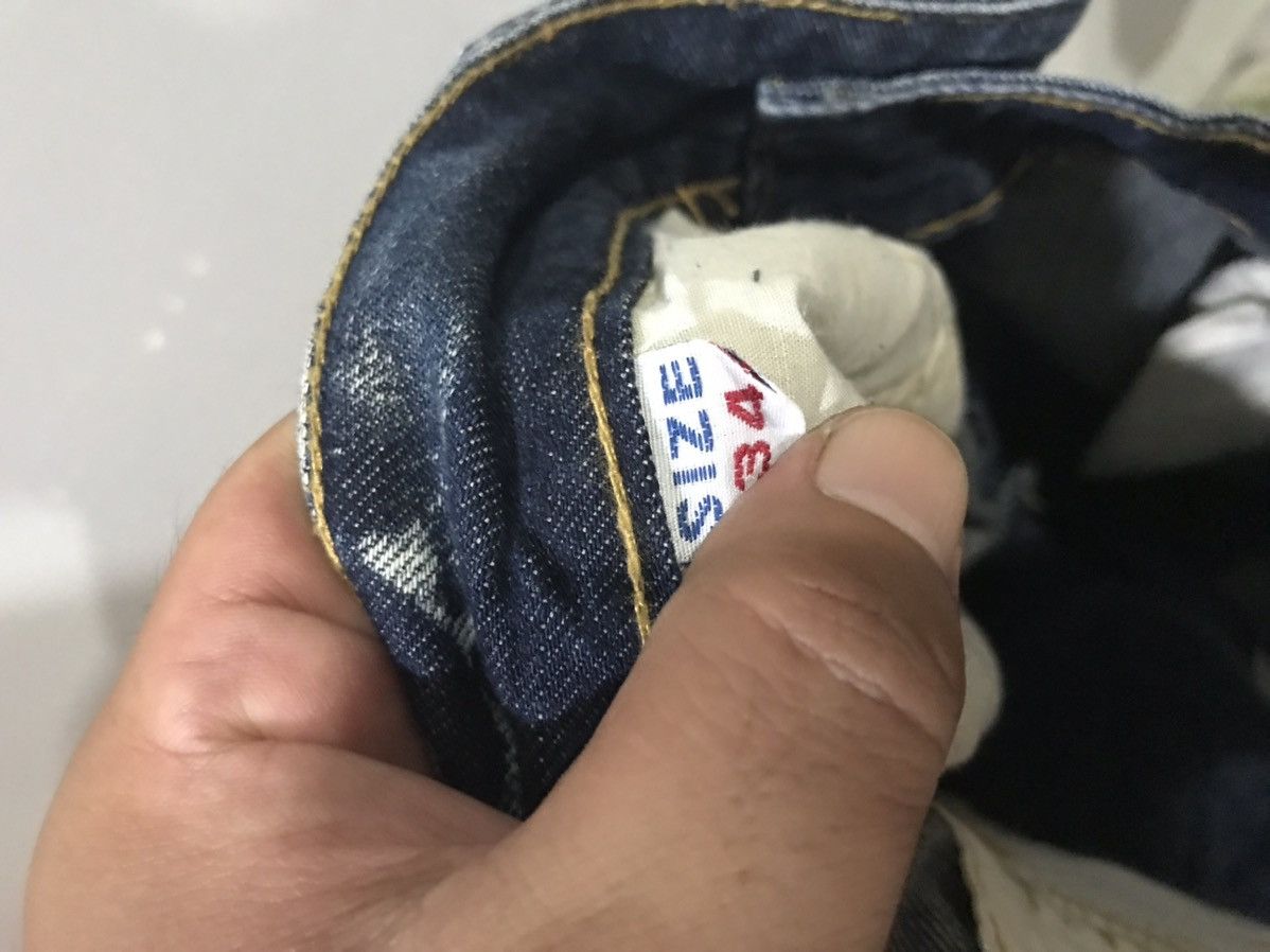 Japanese Brand × Seditionaries STATEMENT.P🔥Rare jeansian Samurai Slash Faded Cargo Denim Size US 33 - 19 Thumbnail