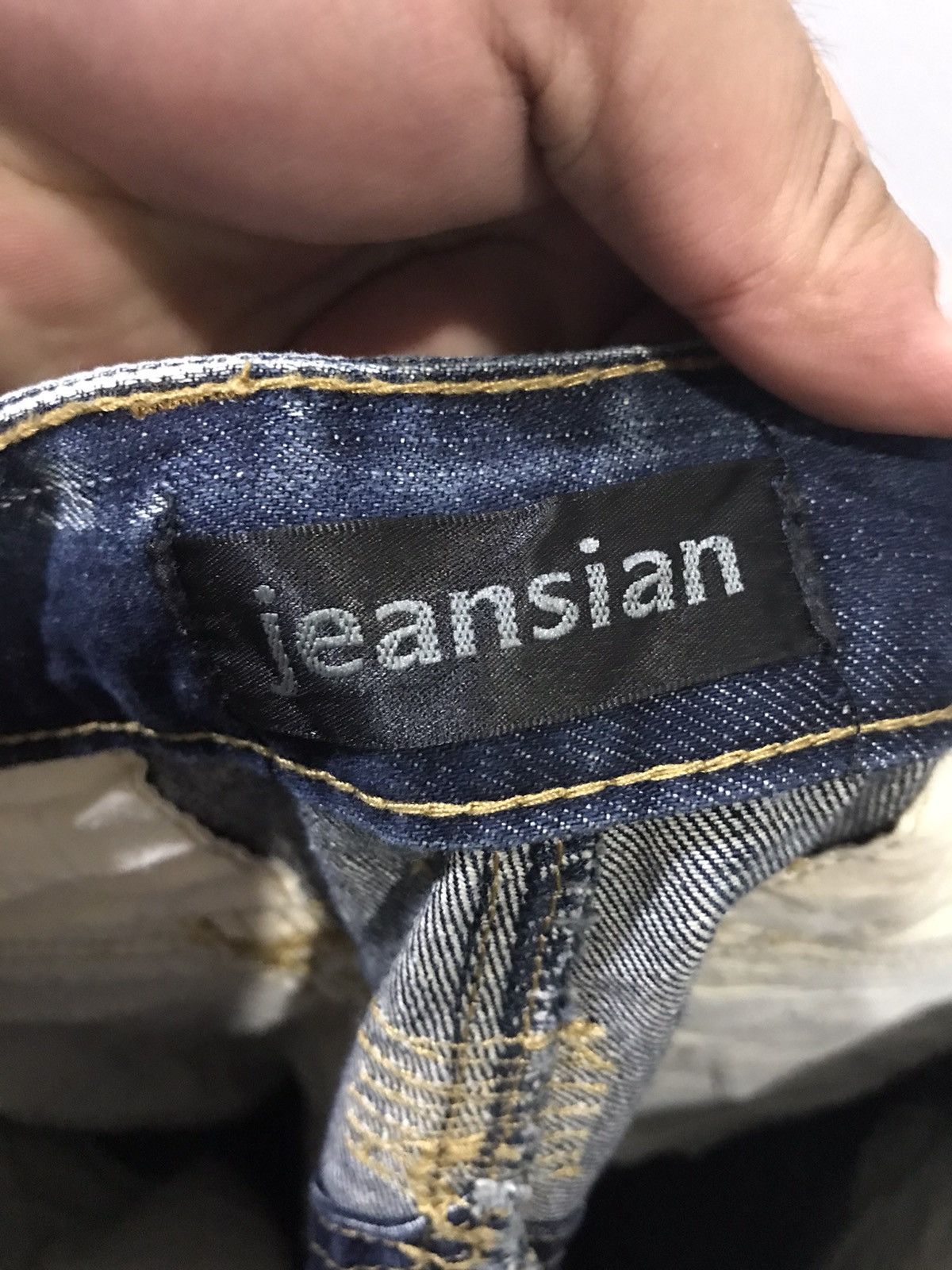 Japanese Brand × Seditionaries STATEMENT.P🔥Rare jeansian Samurai Slash Faded Cargo Denim Size US 33 - 18 Thumbnail
