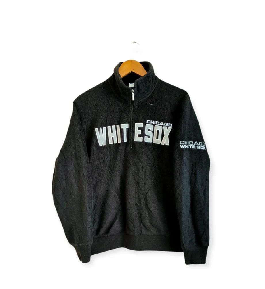 MLB × Uniqlo × Vintage Vintage Fleece MLB Chicago White Sox Half Zipup Fleece Size US L / EU 52-54 / 3 - 1 Thumbnail
