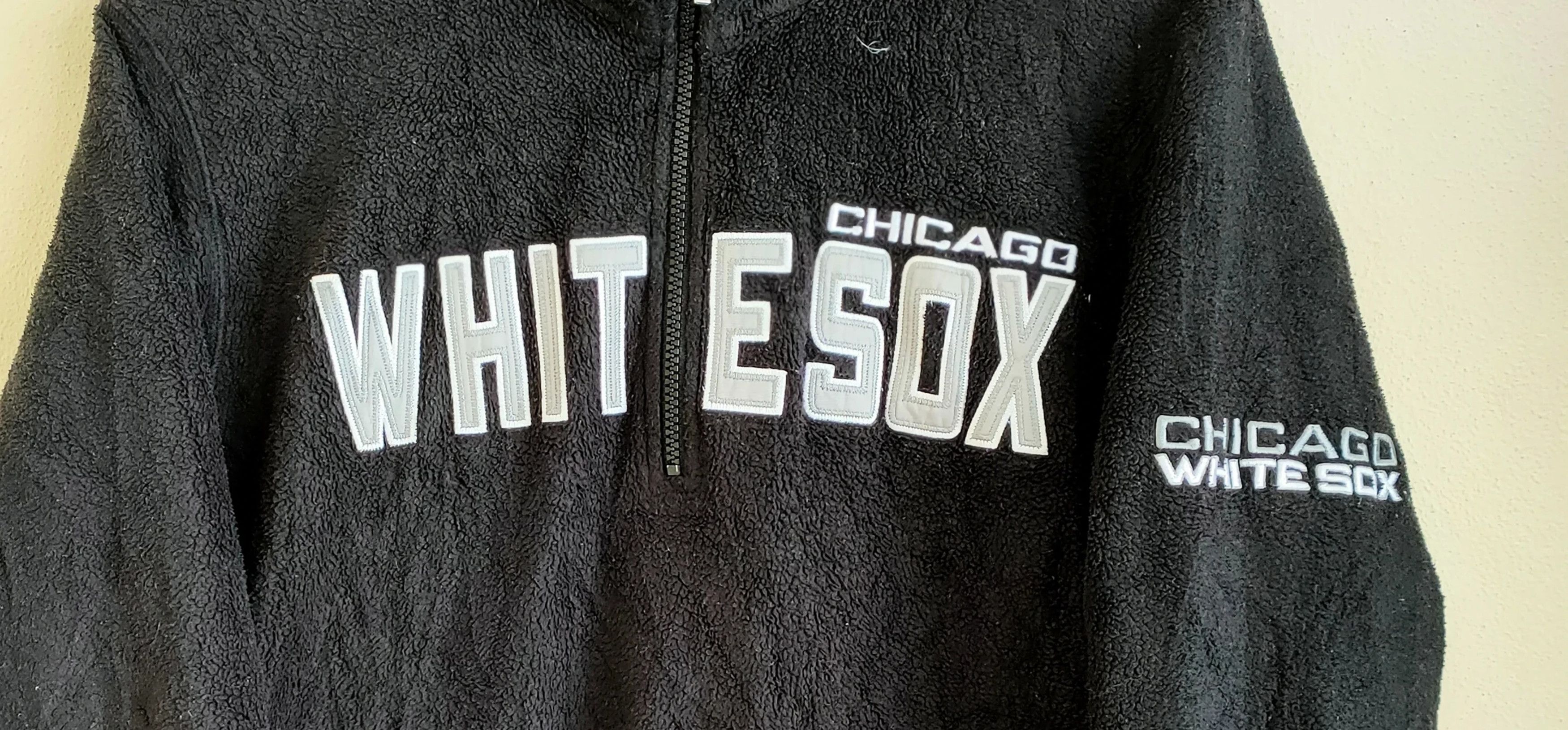 MLB × Uniqlo × Vintage Vintage Fleece MLB Chicago White Sox Half Zipup Fleece Size US L / EU 52-54 / 3 - 3 Thumbnail