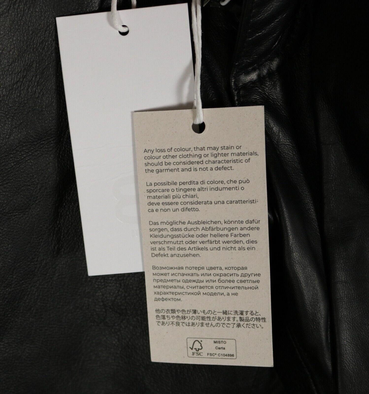 8 by YOOX 8 by Yoox Slim Leather Pants Size 30 Lambskin Size US 30 / EU 46 - 6 Thumbnail