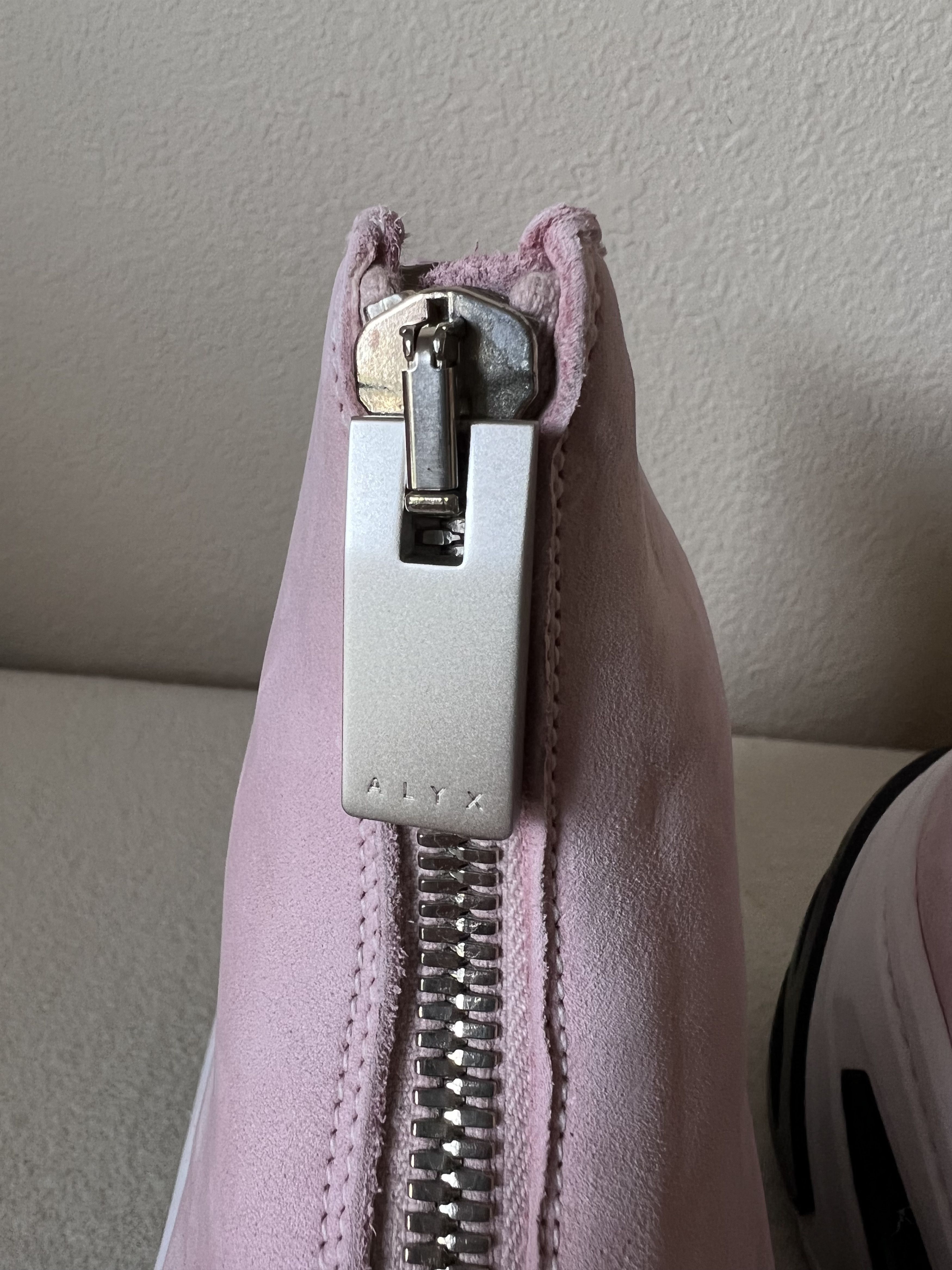 1017 Alyx 9SM Guidi Zipper Boots Pink Suede