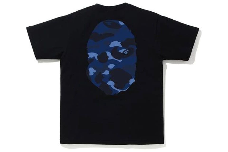 Bape BAPE Color Camo Big Ape Head T-Shirt Black/Navy Size US XL / EU 56 / 4 - 3 Thumbnail