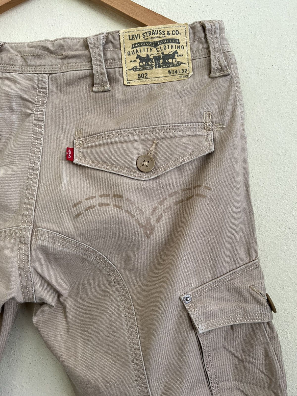 Levi's × Levi's Vintage Clothing × Vintage Vintage Levi’s San Francisco Cargo Pants Size US 35 - 3 Thumbnail