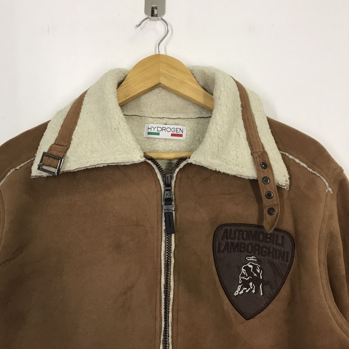 HYDROGEN × Japanese Brand × Sports Specialties Hydrogen x Automobile Lamborghini Shearling Jacket Size US M / EU 48-50 / 2 - 2 Thumbnail