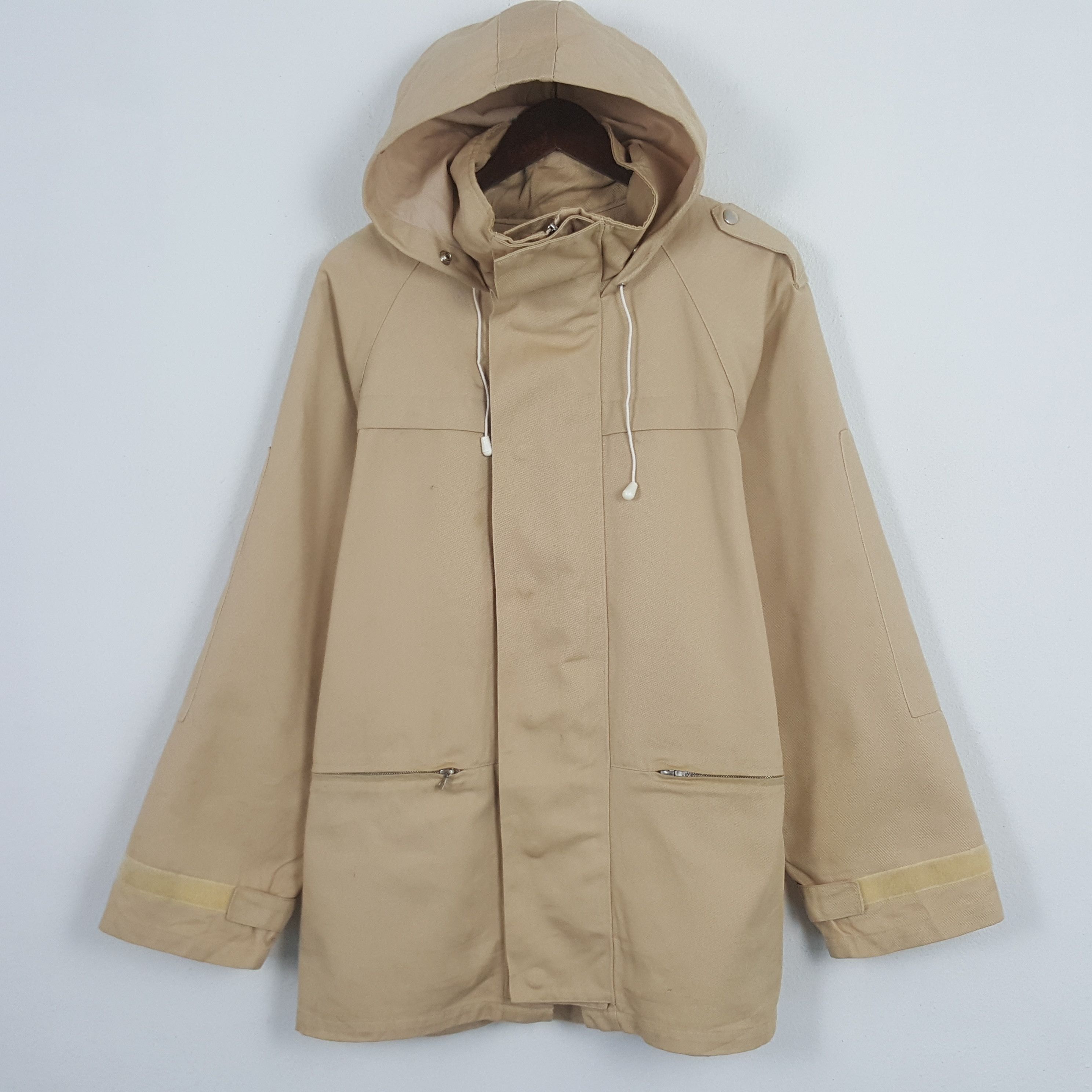 A.P.C. × Vintage Vintage A.P.C. Custom Art Big Logo Jacket With Hoodies Size US M / EU 48-50 / 2 - 3 Thumbnail