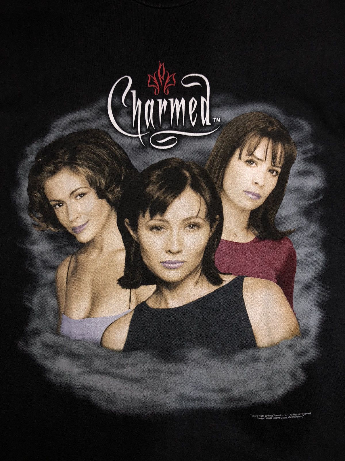 Vintage × Warner Bros Rare Vintage 90s Charmed Shirt - 1999 Witch TV Series Size US L / EU 52-54 / 3 - 3 Thumbnail