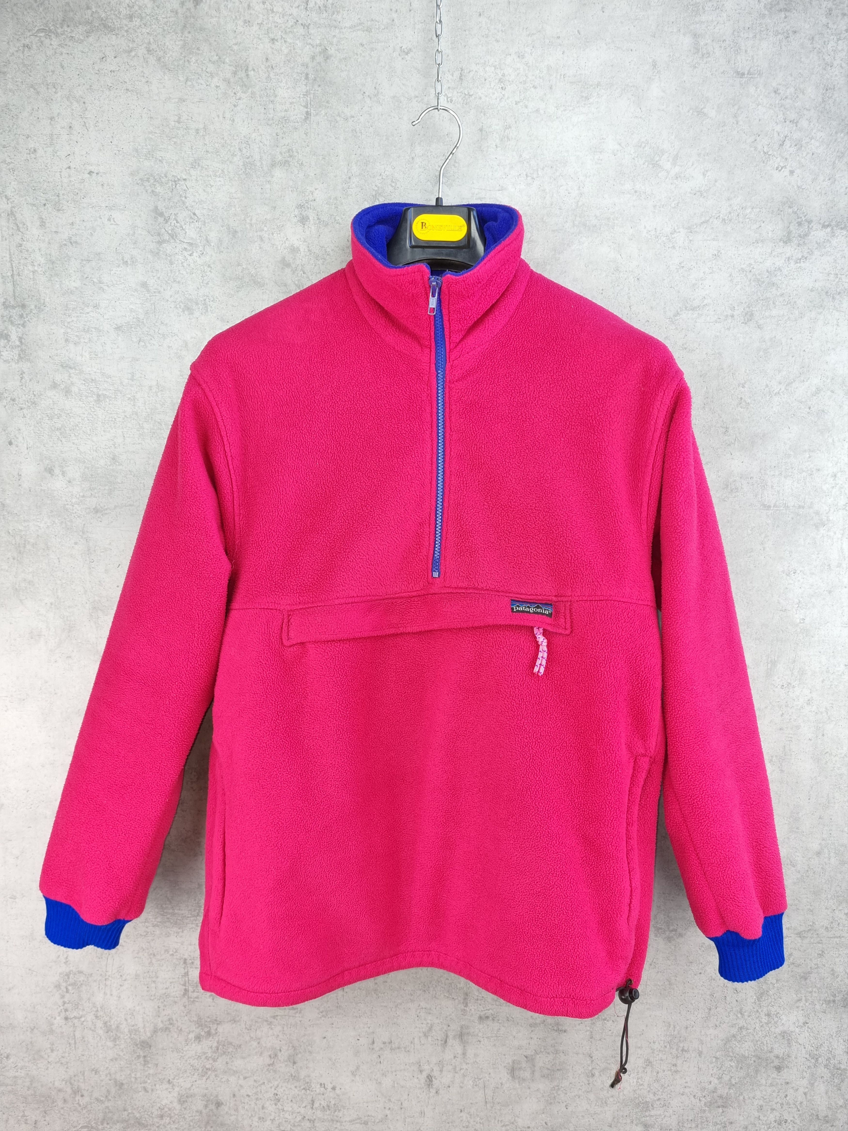 Patagonia × Vintage Rare 90s PATAGONIA Kangaroo Fleece Anorak Half Zip Size US L / EU 52-54 / 3 - 8 Thumbnail