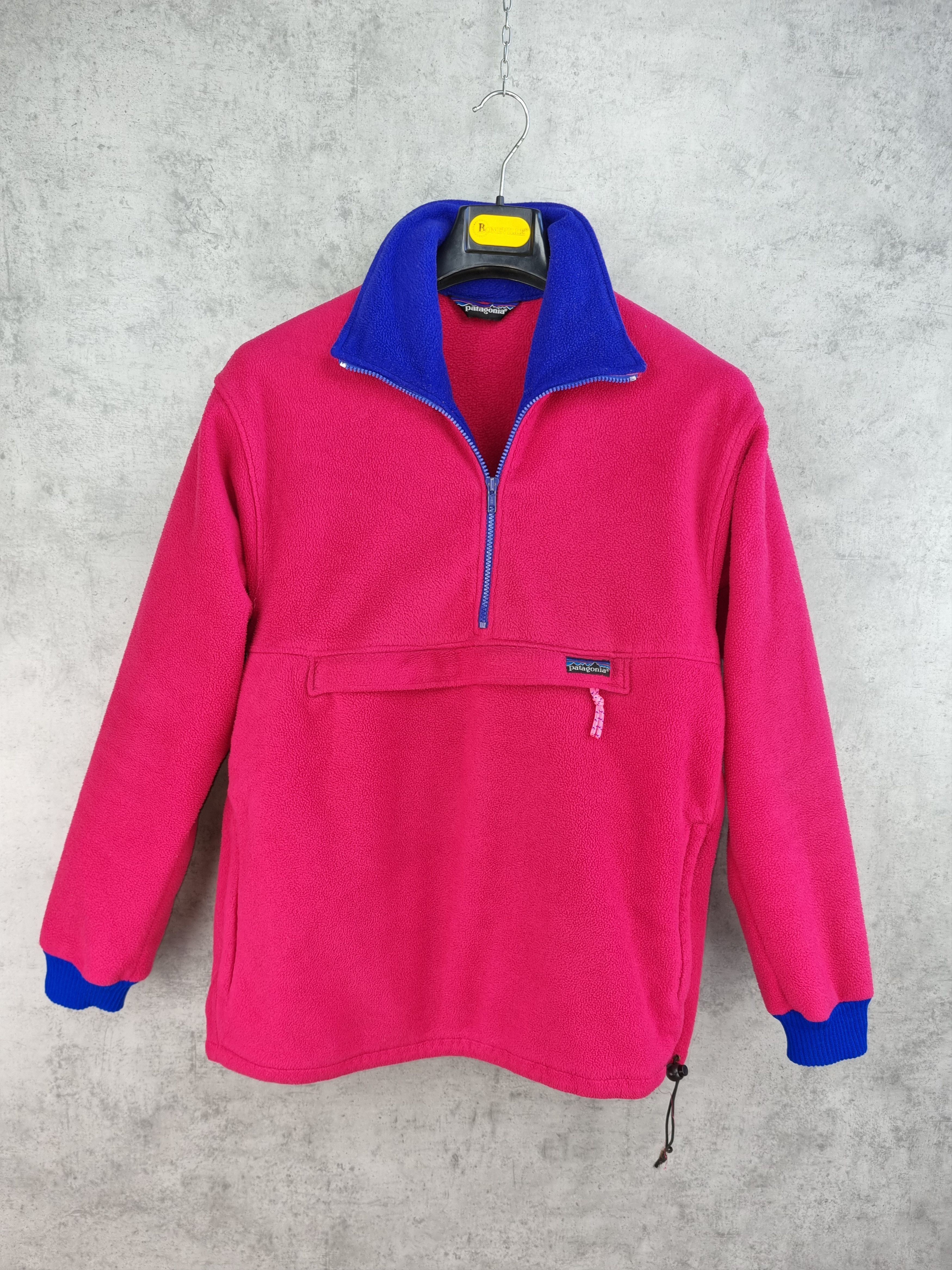 Rare 90s PATAGONIA Kangaroo Fleece Anorak Half Zip