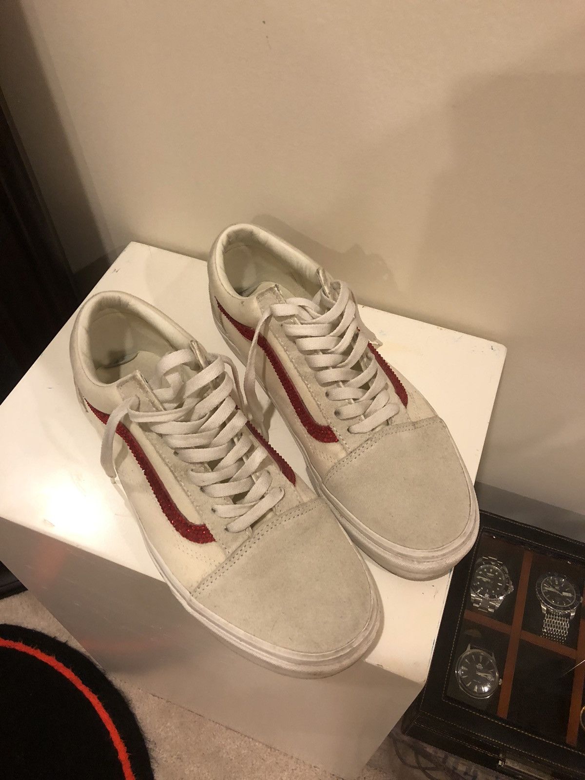 Custom Swarovski Old Skool Vans