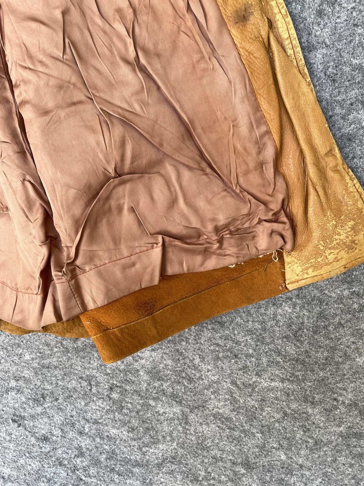 Genuine Leather × Vintage CUSTOM TAILORED BY GERRYS PATCHWORK LEATHER JACKET Size US M / EU 48-50 / 2 - 7 Thumbnail