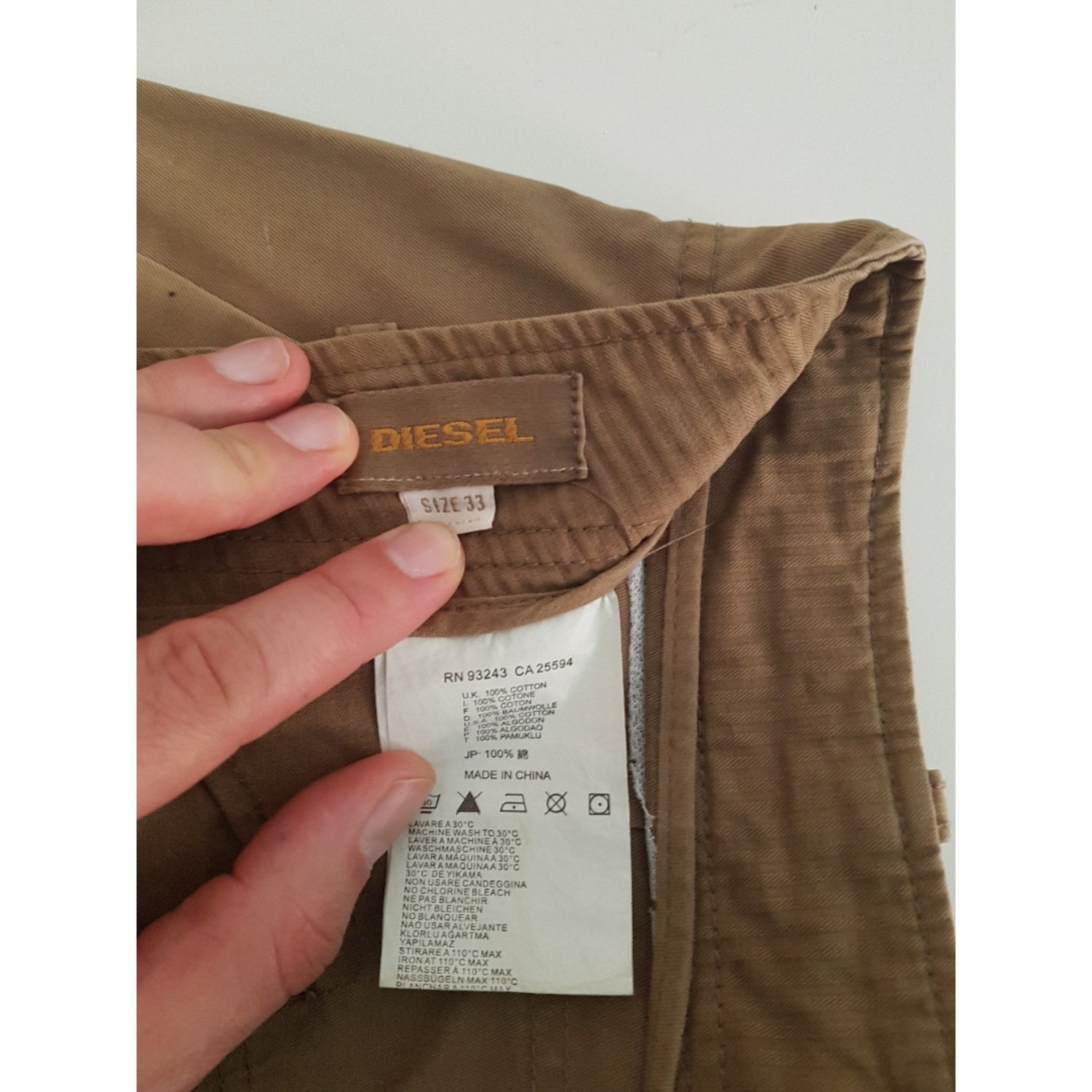 Diesel Army Utility Pockets Cargo Shorts Size US 36 / EU 52 - 11 Thumbnail