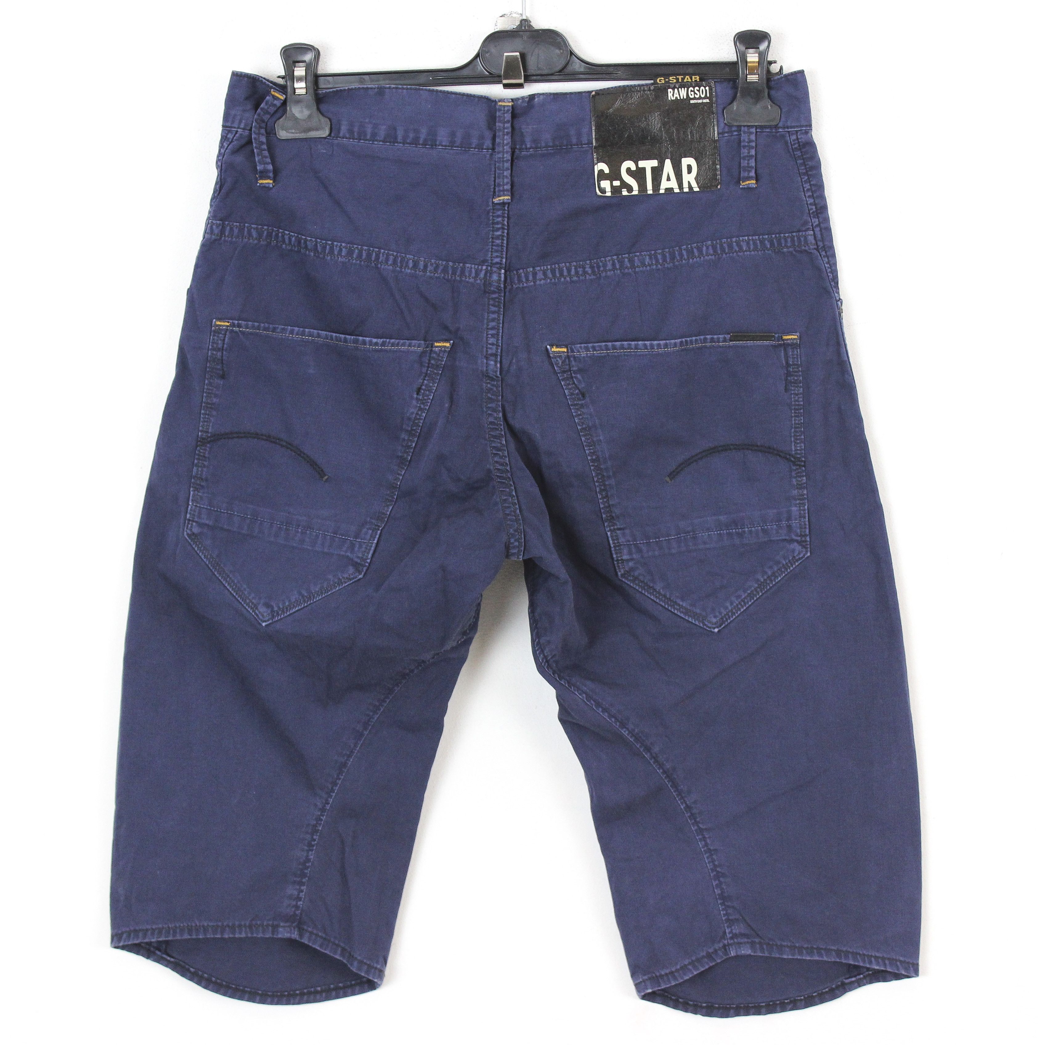 G-Star DENIM GS01 ARC 3D Mens W30 Loose Tapered Short Bottoms Capri Size US 30 / EU 46 - 3 Thumbnail