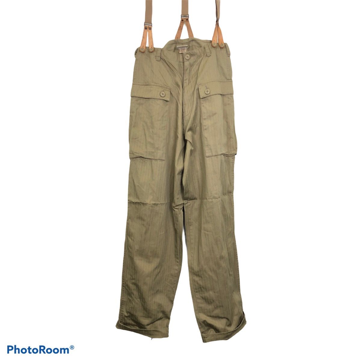 Japanese Brand × Vintage Vintage BARREL ROLL overall cargo monkey pants big pocket Size US 29 - 5 Thumbnail