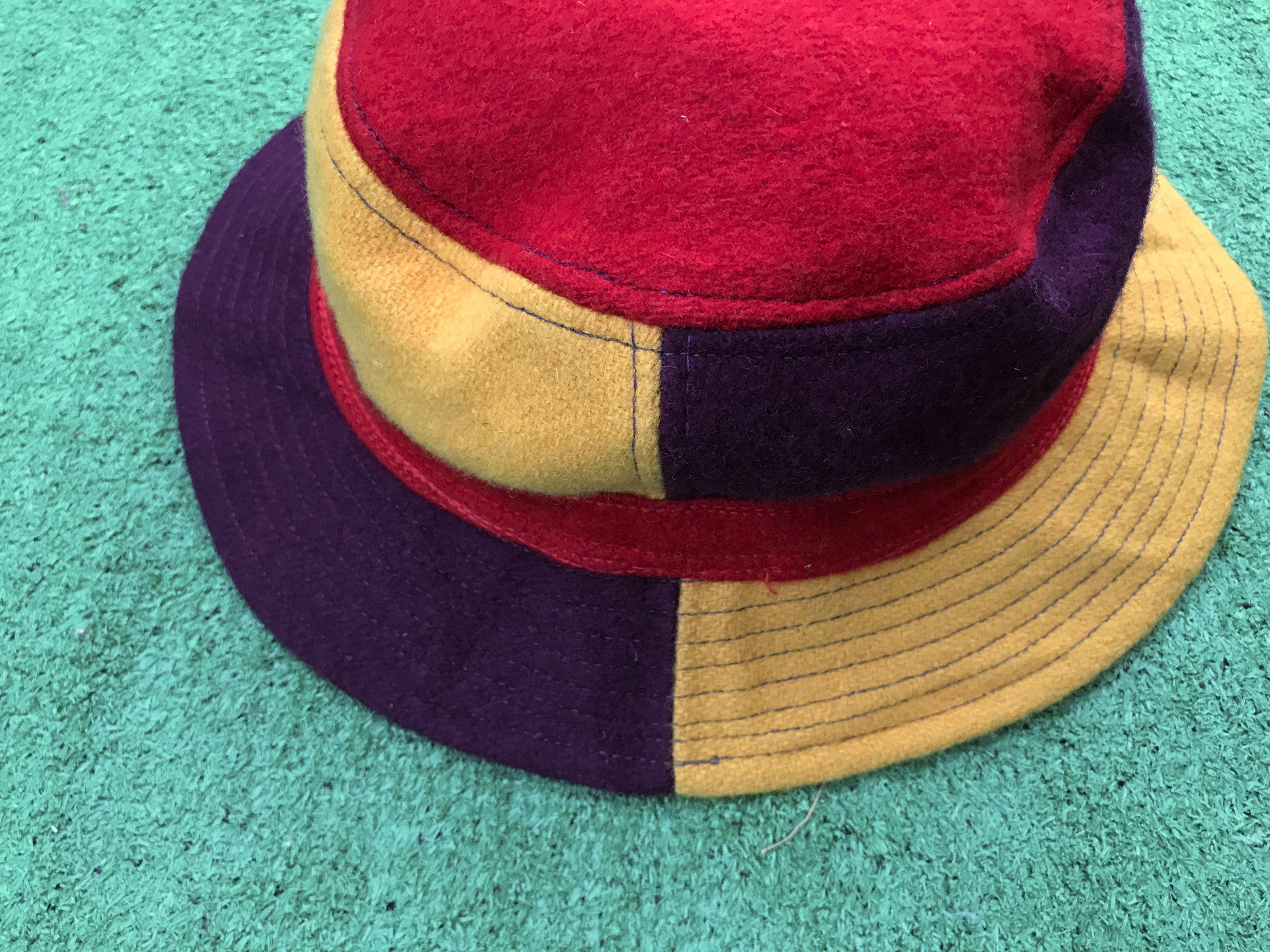 Vintage Vintage 70s Broner Multicolour Bucket Hat Made in Usa Size ONE SIZE - 3 Thumbnail