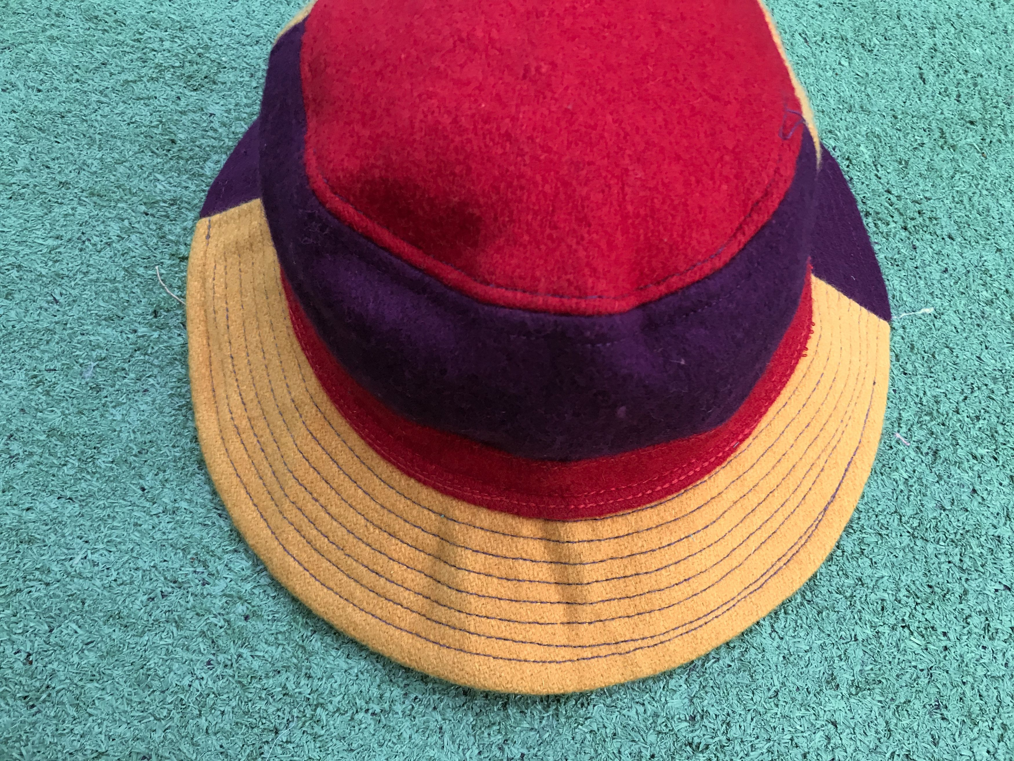 Vintage Vintage 70s Broner Multicolour Bucket Hat Made in Usa Size ONE SIZE - 4 Thumbnail