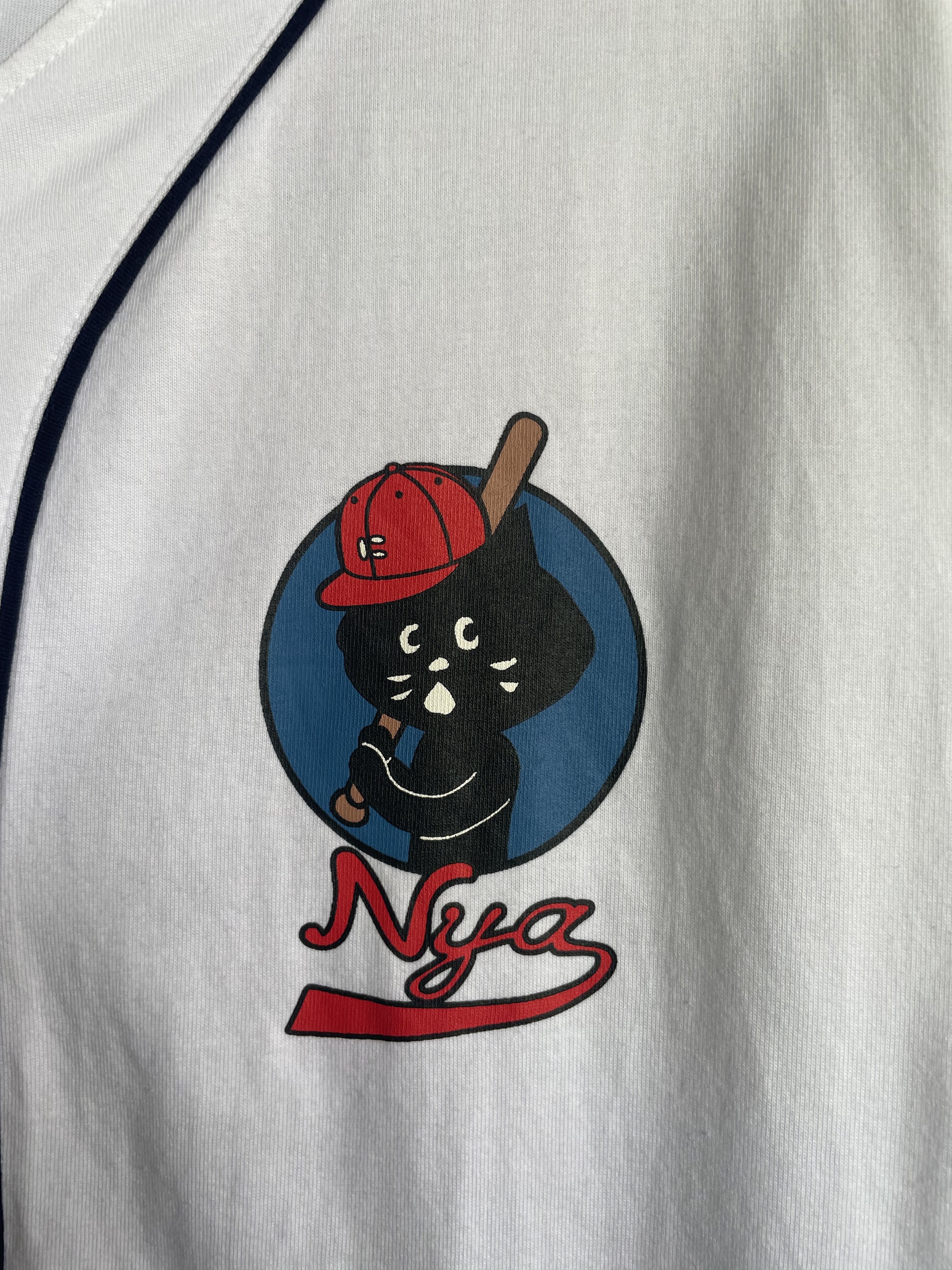 Ne-Net Ne-net Logo Printed Baseball Shirt (Issey Miyake) Size US L / EU 52-54 / 3 - 5 Thumbnail