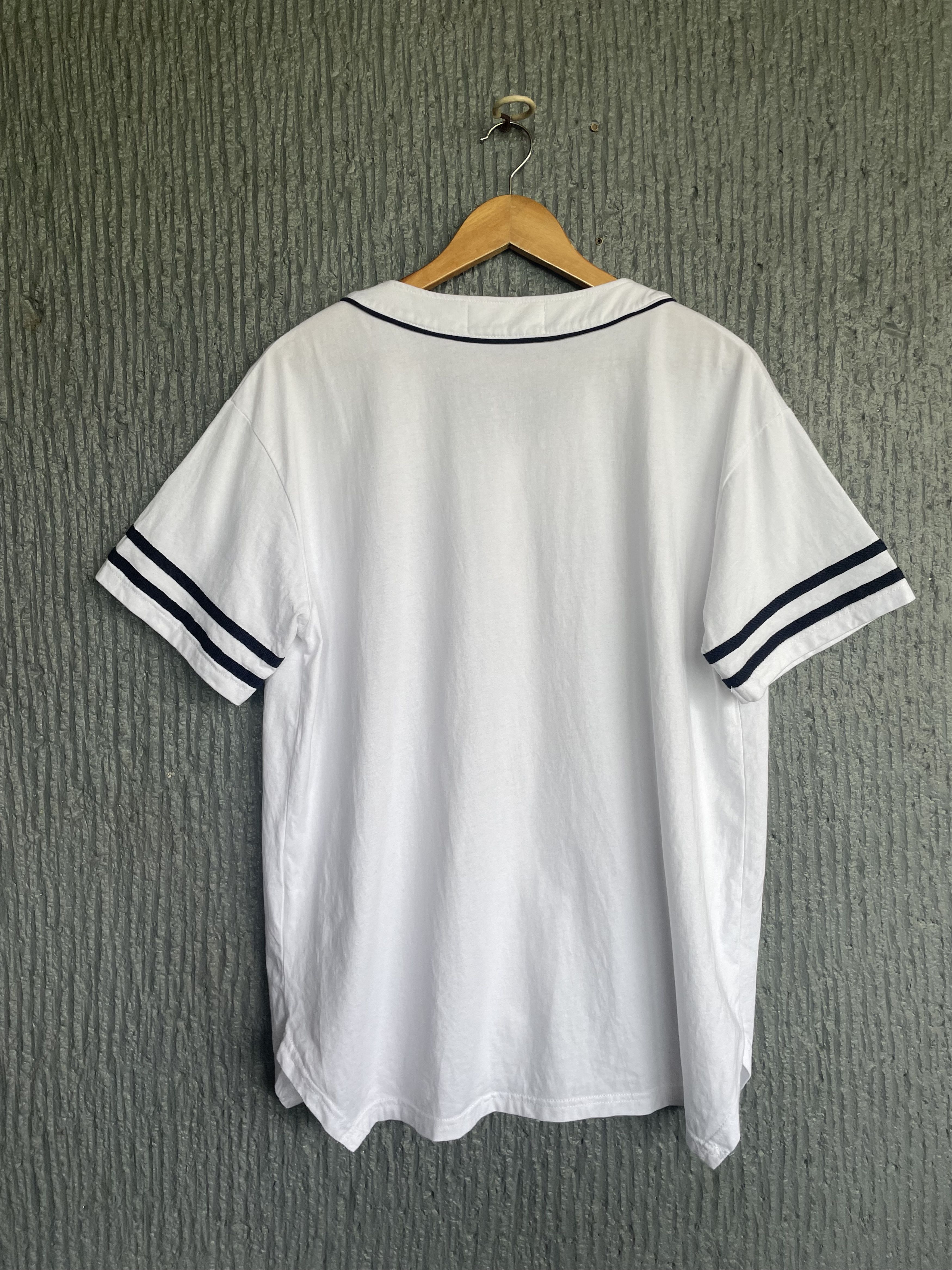 Ne-Net Ne-net Logo Printed Baseball Shirt (Issey Miyake) Size US L / EU 52-54 / 3 - 6 Thumbnail