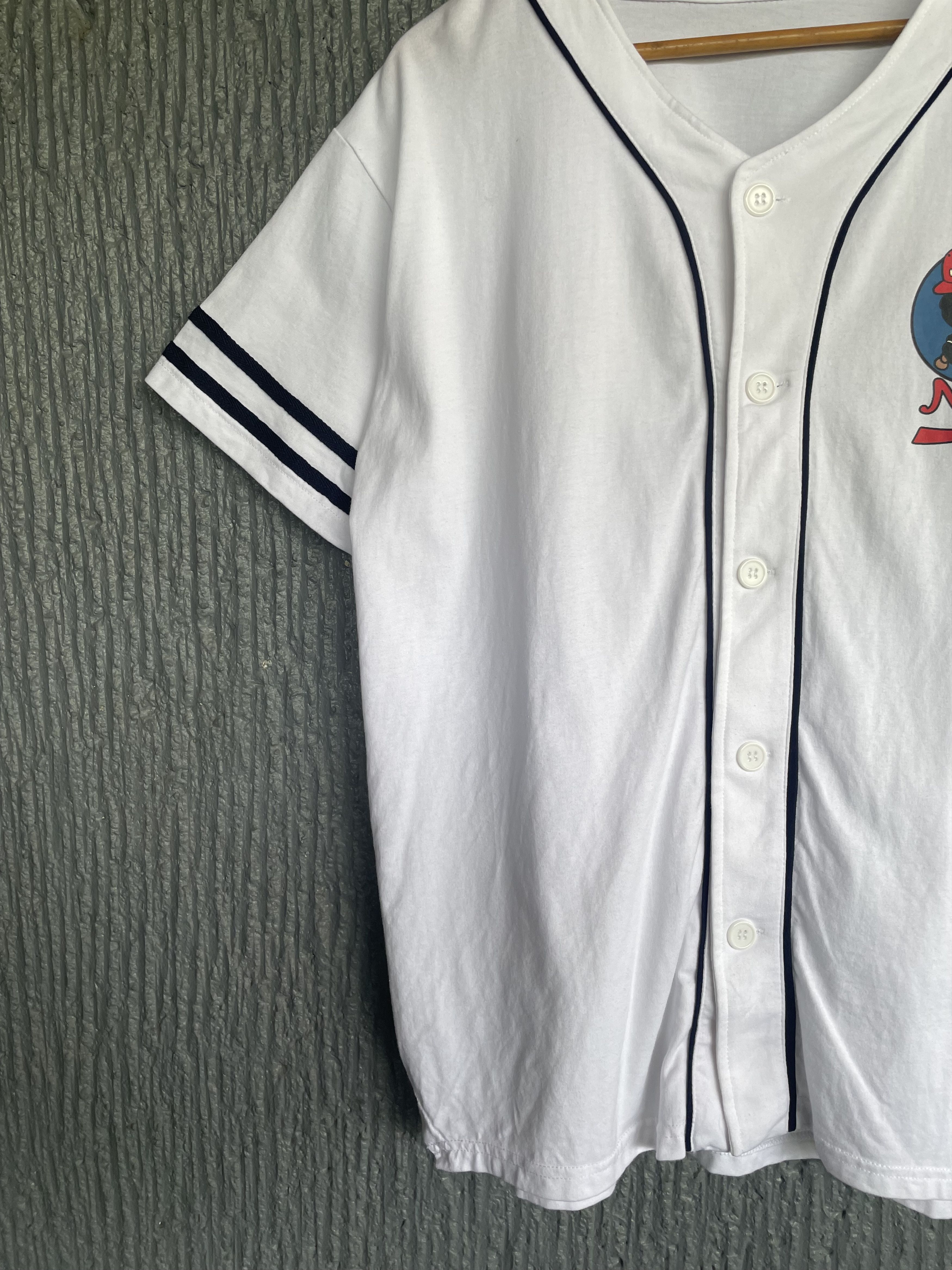 Ne-Net Ne-net Logo Printed Baseball Shirt (Issey Miyake) Size US L / EU 52-54 / 3 - 3 Thumbnail
