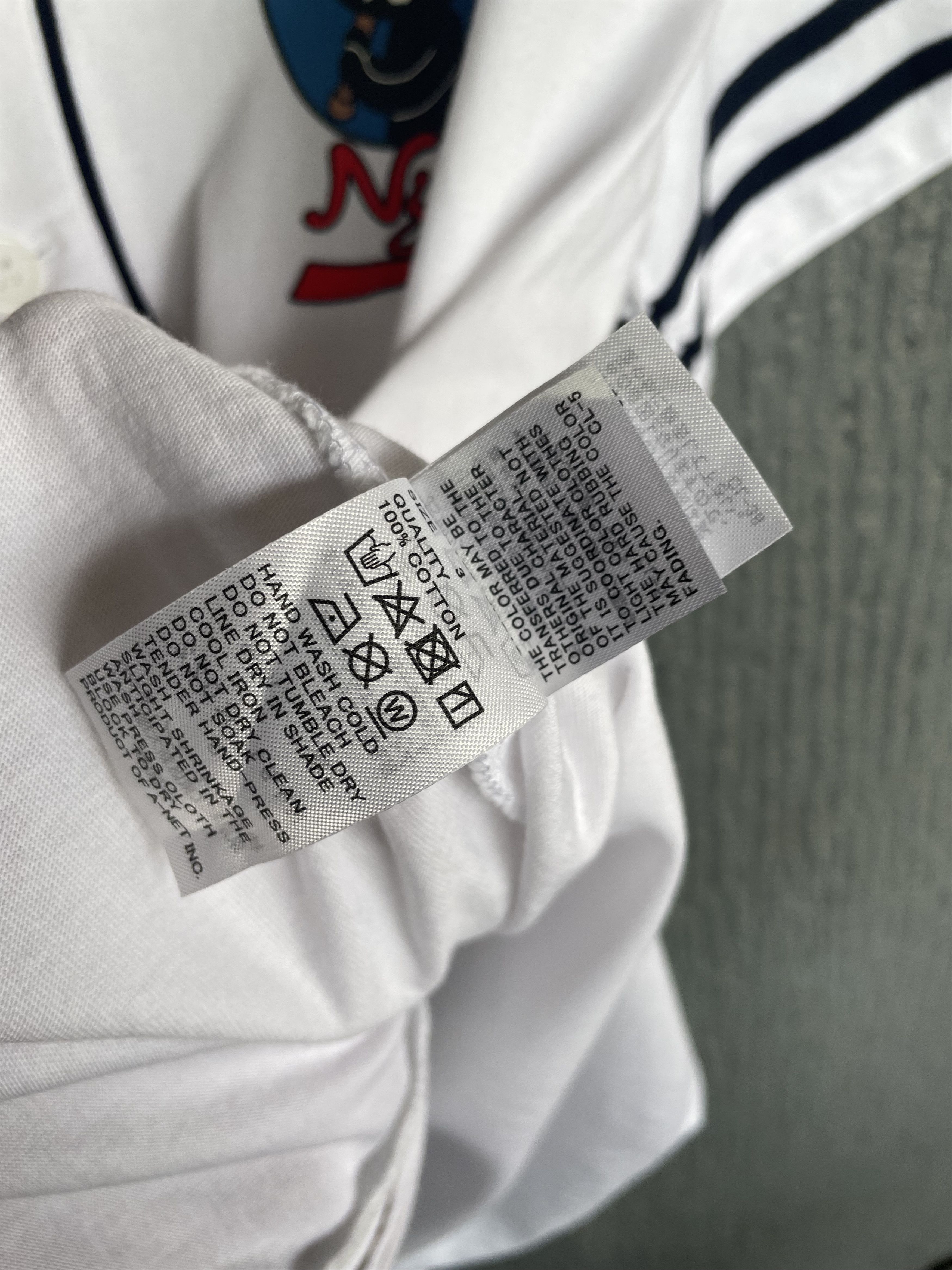 Ne-Net Ne-net Logo Printed Baseball Shirt (Issey Miyake) Size US L / EU 52-54 / 3 - 9 Thumbnail