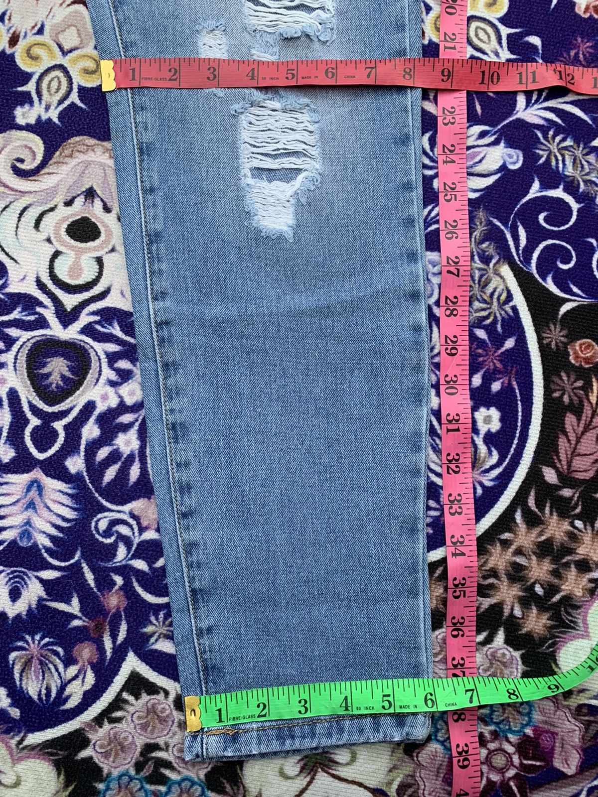 Designer × Forever 21 Forever 21 Distressed Denim Size US 32 / EU 48 - 9 Thumbnail