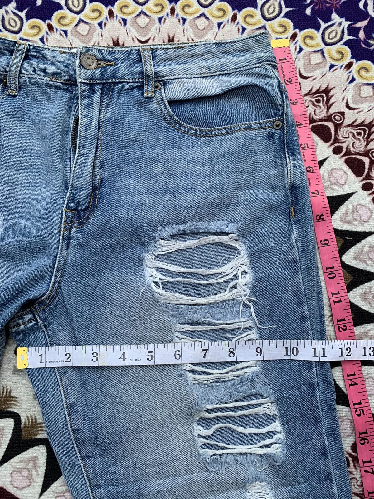 Designer × Forever 21 Forever 21 Distressed Denim Size US 32 / EU 48 - 8 Thumbnail