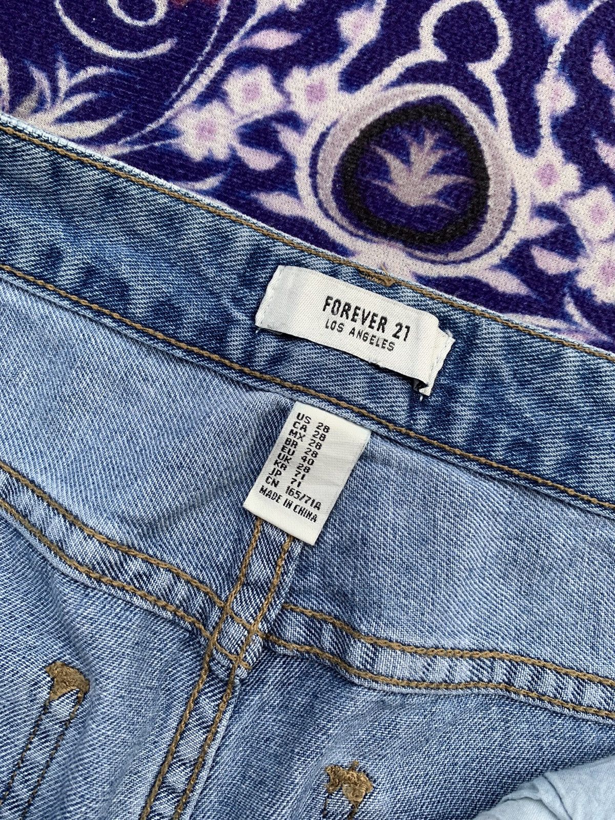 Designer × Forever 21 Forever 21 Distressed Denim Size US 32 / EU 48 - 4 Thumbnail