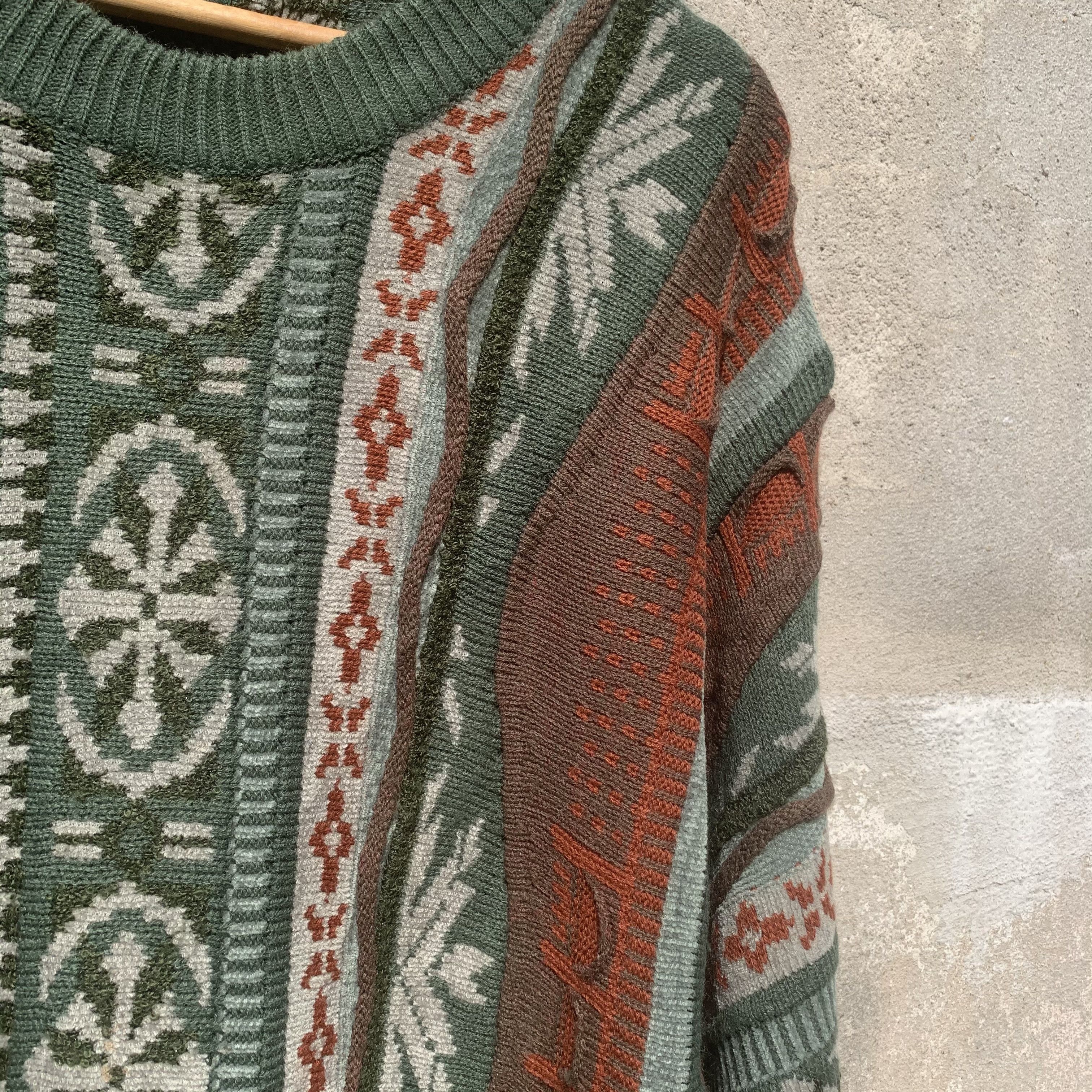 Coogi Hand Knit Jumper Cable Knitwear VERY RARE Crewneck Sweater Size US M / EU 48-50 / 2 - 7 Thumbnail