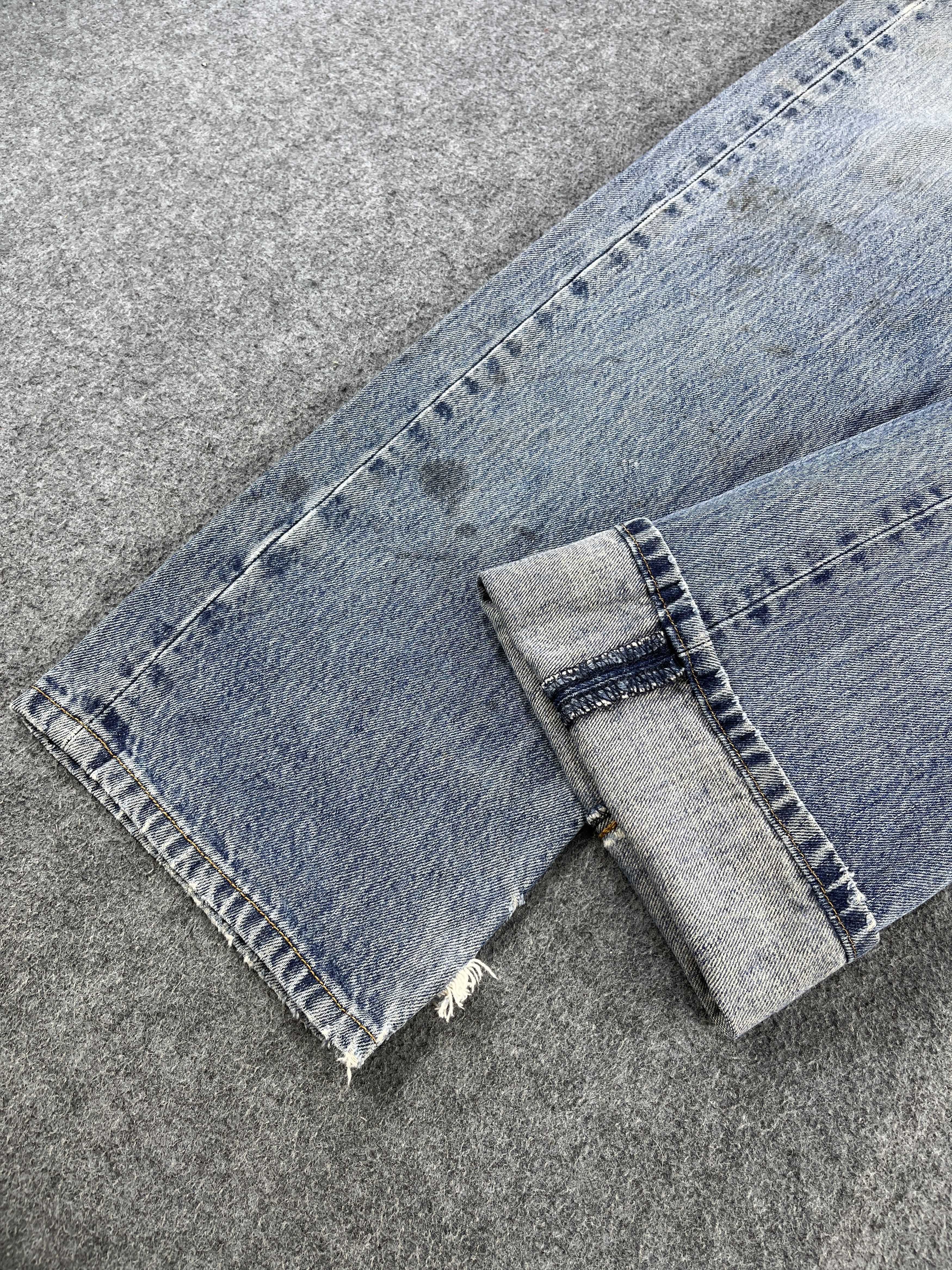 Levi's Vintage Levis 501 Ripped Jeans - J213 Size US 34 / EU 50 - 5 Thumbnail