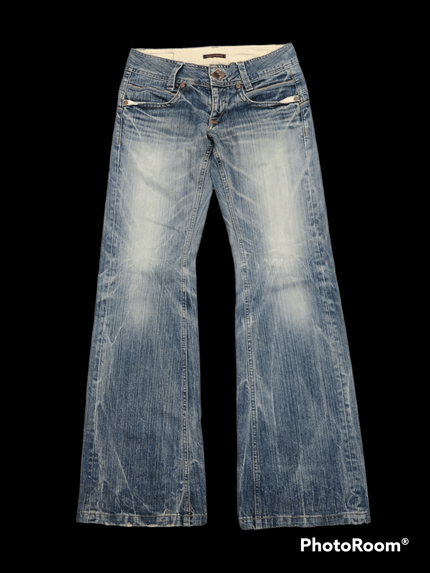 Japanese Brand FLARE DISTRESSED MADE IN NIPPON Size 29" - 1 Thumbnail