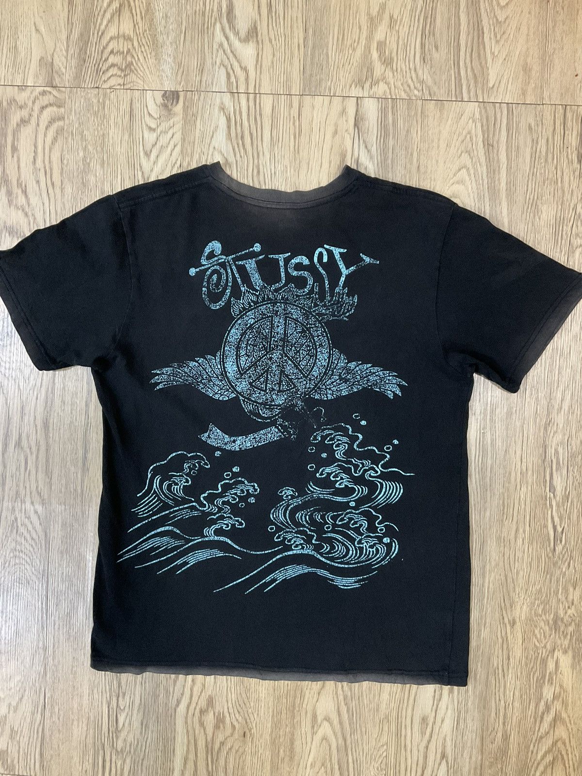 Stussy × Vintage Vintage Stussy Wonder Worker Guerrilla Band tee 
